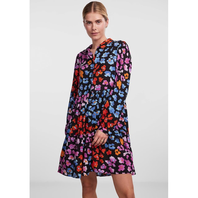 Y.A.S Hemdblusenkleid »YASALIRA LS SHIRT DRESS S. NOOS«, mit Volant online  shoppen | Jelmoli-Versand