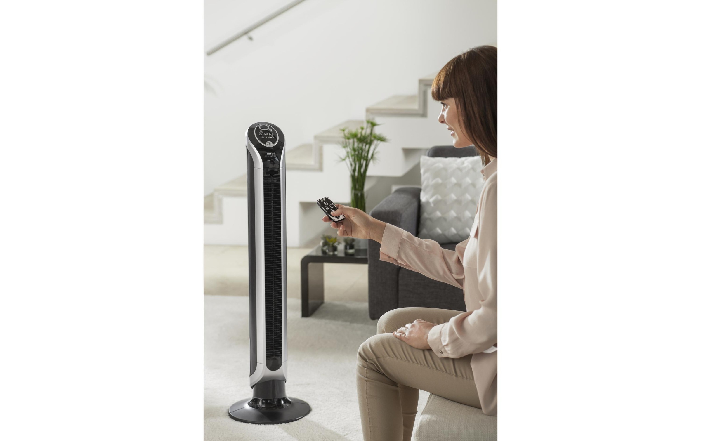 Rowenta Turmventilator »Eole Infinite VU6670 Schwarz«