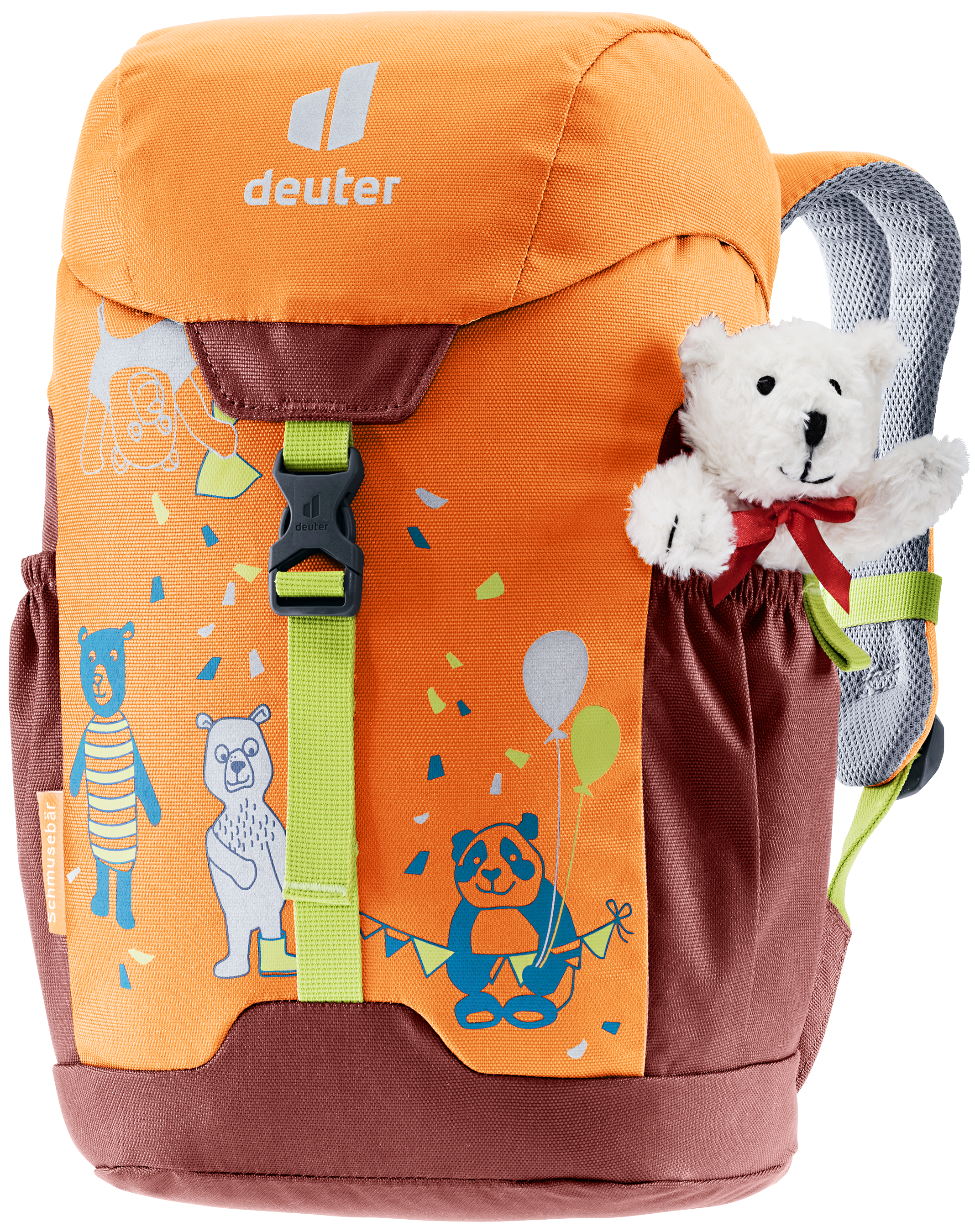 deuter Kinderrucksack »SCHMUSEBÄR 8 L« Reflektoren für Kinder und Jugendliche, für Wandern und Abenteuer
