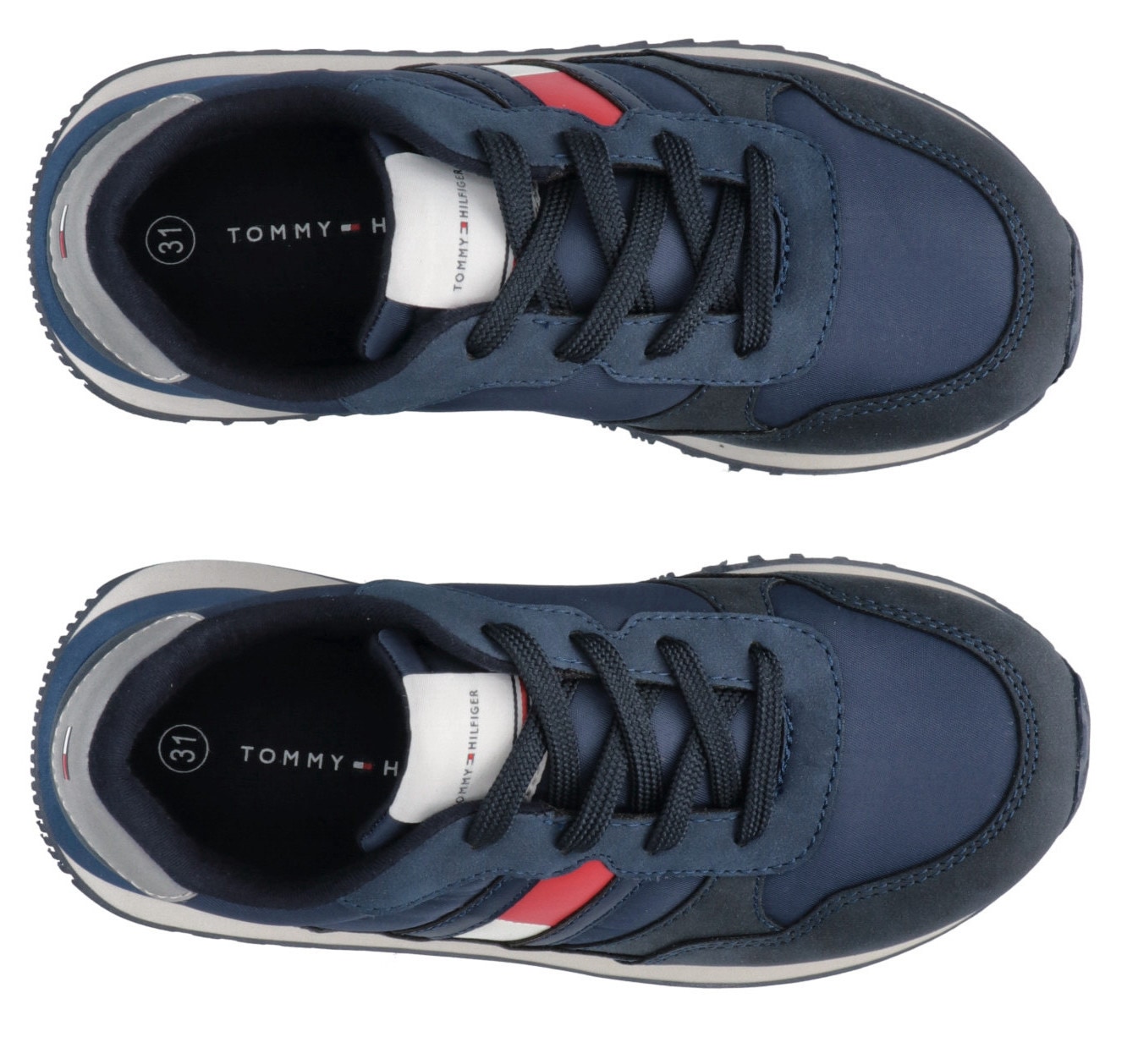 Hilfiger mit online ✵ SNEAKER«, | Sneaker gefüttert Tommy ordern »FLAG LACE-UP Baumwolle LOW CUT Jelmoli-Versand