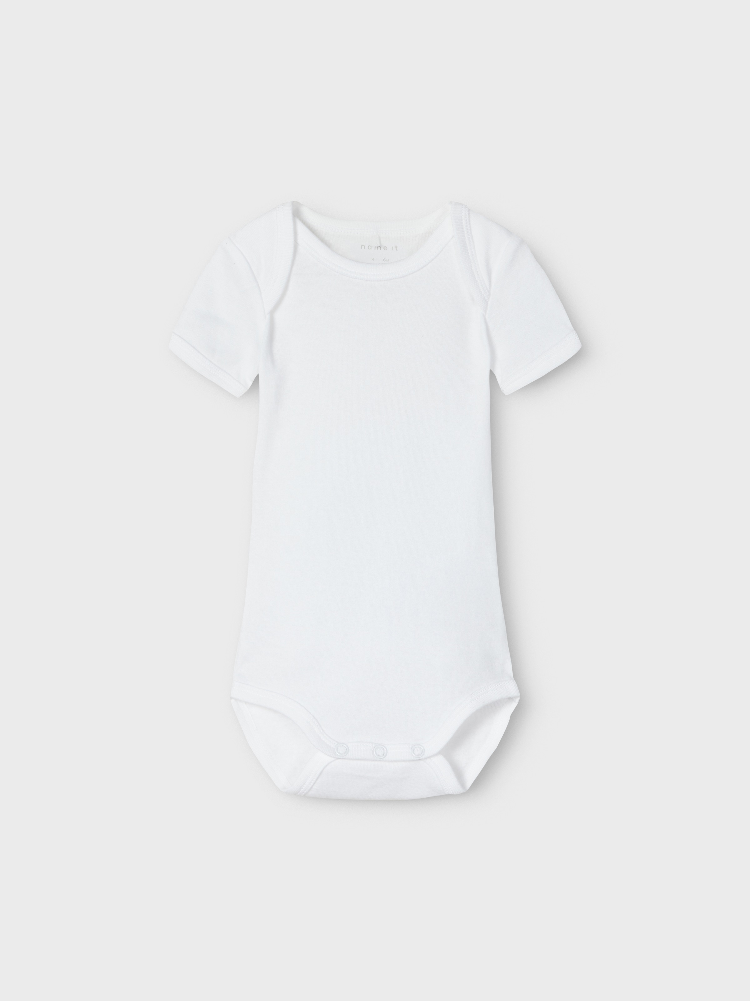 Name It Body »NBNBODY 3P SS SOLID WHITE 4 NOOS« Packung, 3