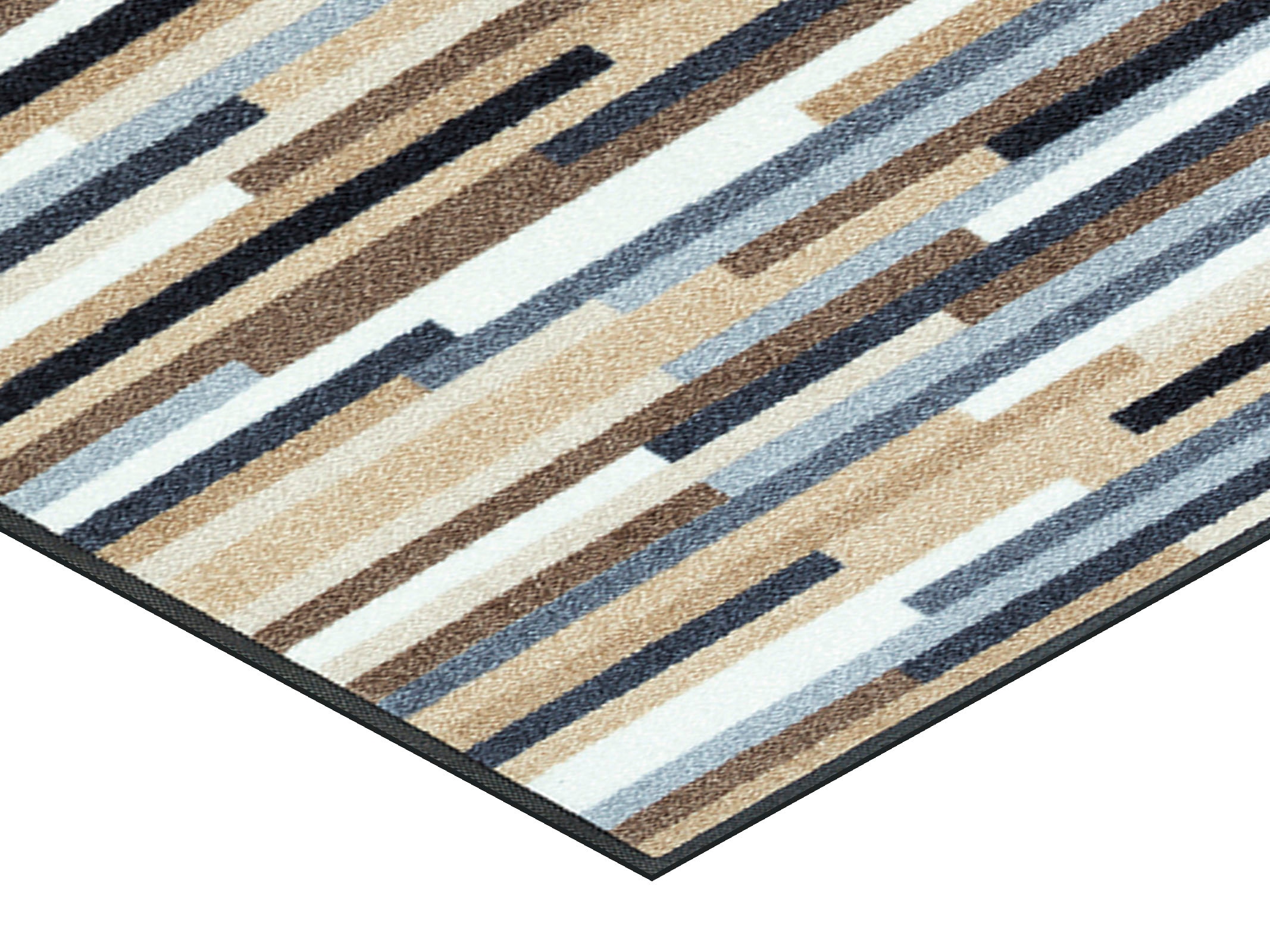 wash+dry by Kleen-Tex Teppich »Mikado Stripes«, rechteckig, modernes Streifen Design, rutschhemmend, waschbar