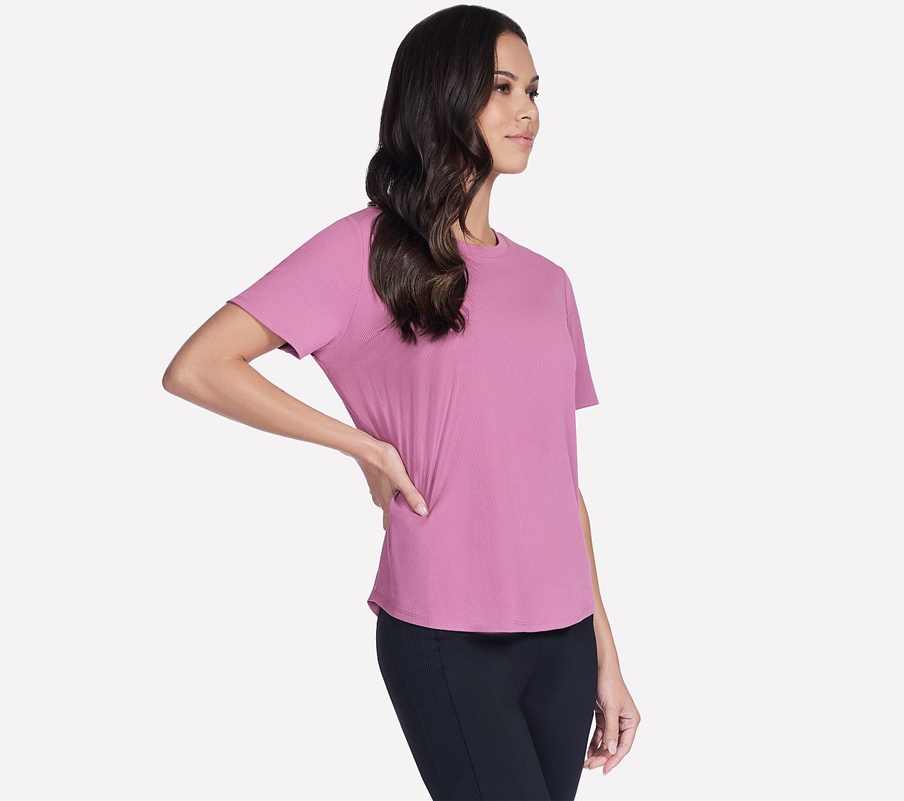 Skechers Funktionsshirt »GOWALK LUXE RIB TEE«, (1 tlg.)