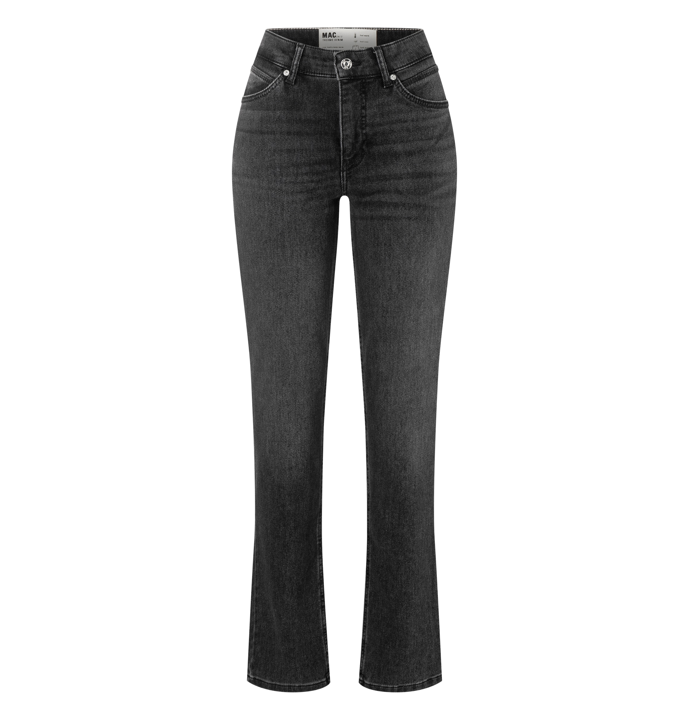 MAC Straight-Jeans »MACMELANIE« Sportives Naht-Detail am Tascheneingriff