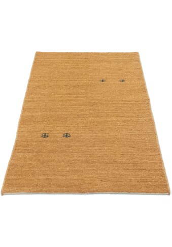 morgenland Wollteppich »Gabbeh Teppich handgeknüpft braun«, rechteckig, handgeknüpft kaufen