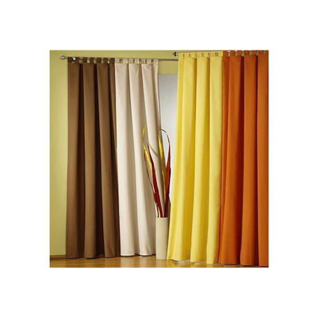 Weckbrodt Vorhang »Vito«, (1 St.), Schlaufenschal, Gardine, blickdicht, Microvelour, Unifarben