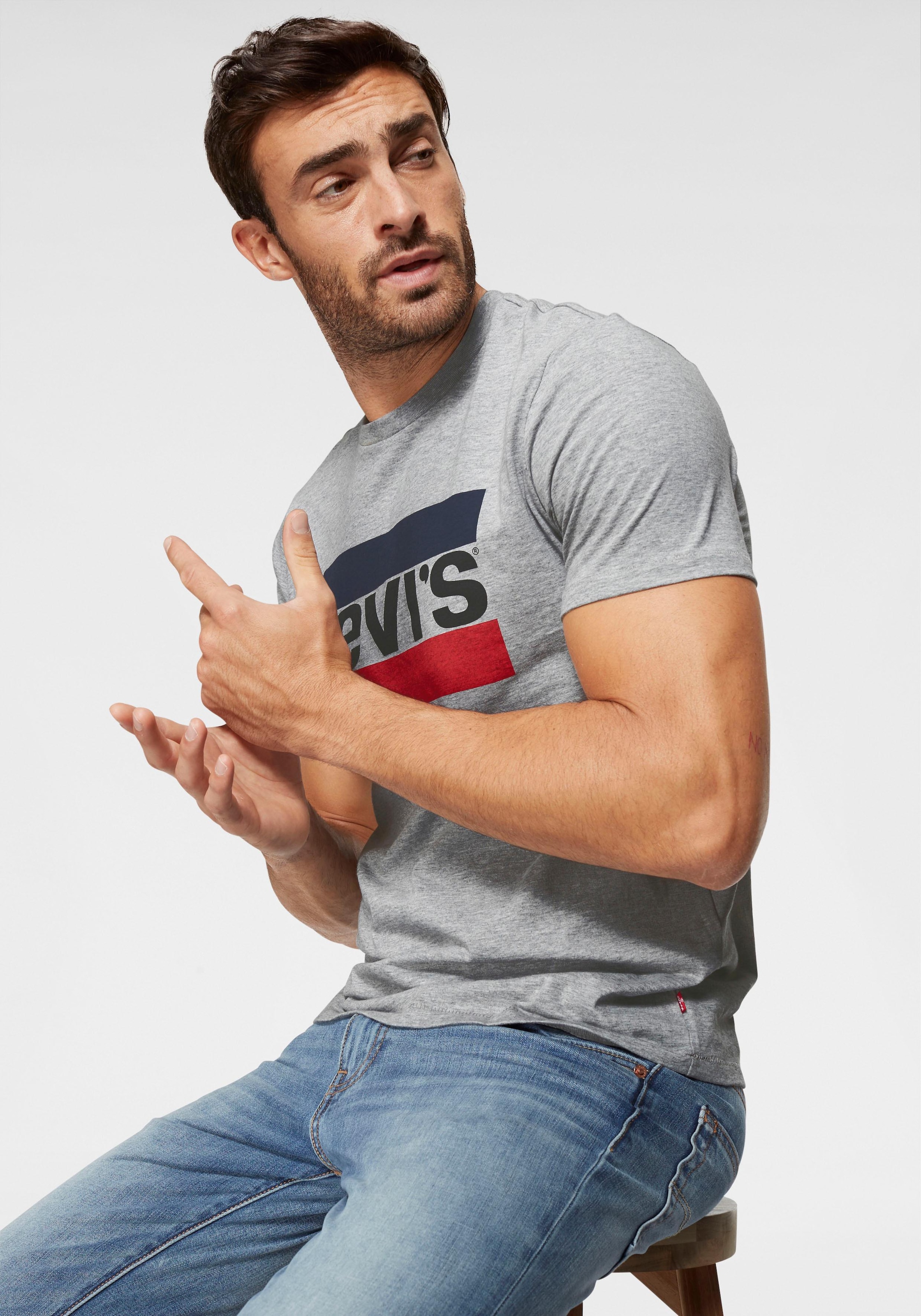 Levi's® T-Shirt, mit grossem Logoprint