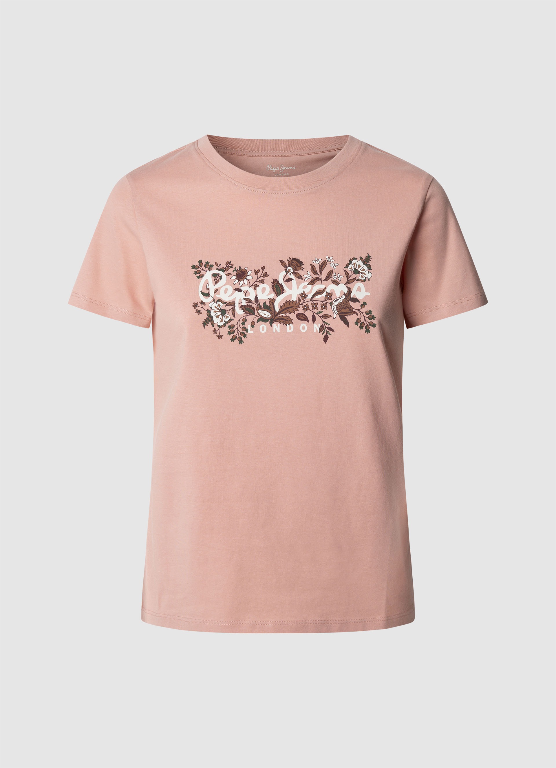 Pepe Jeans T-Shirt »ROSALIND«, mit floralem Print vorn