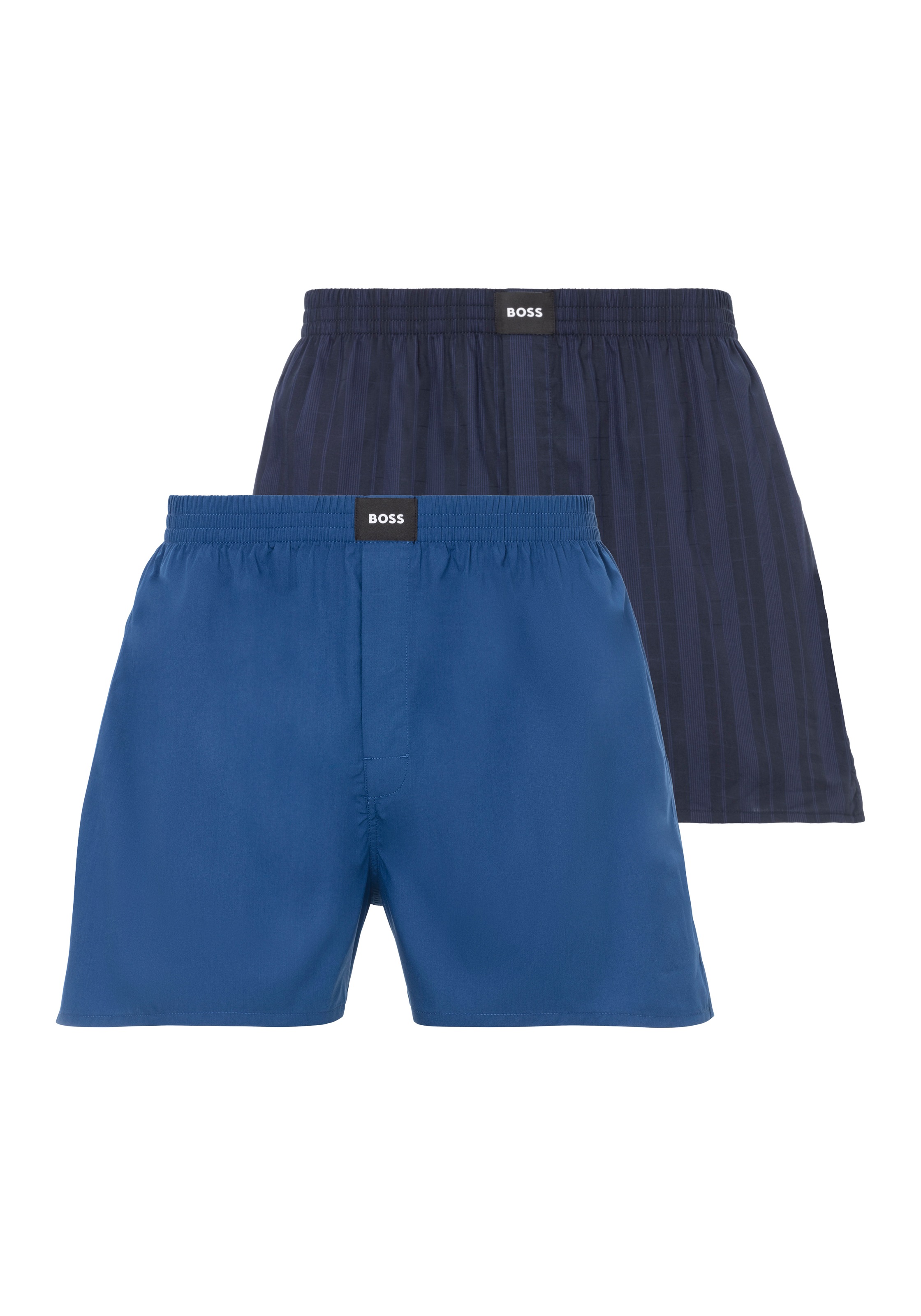 BOSS Boxer »2P Boxer S. CW Peach« Packung, 2er, 2 Stk. mit BOSS Logopatch auf dem Bund