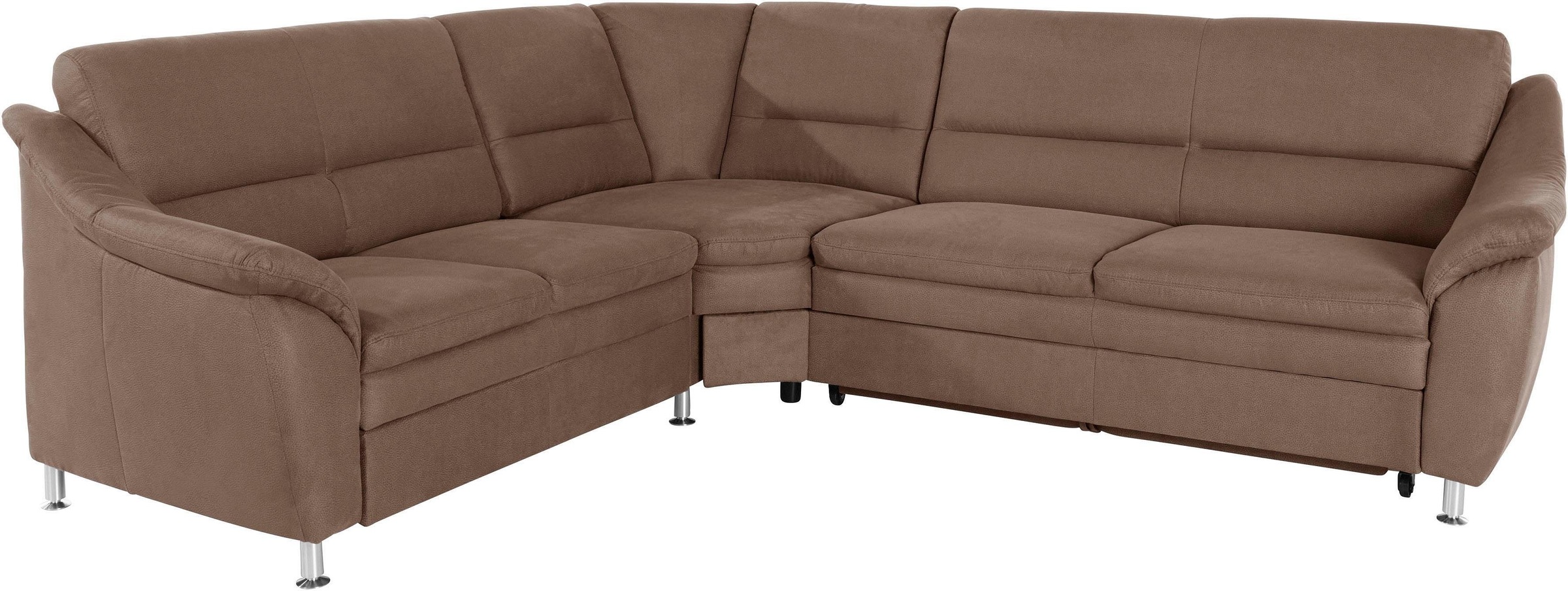 Places of Style Ecksofa »Cardoso L-Form«, mit Trapezecke für mehr Sitzkomfort, wahlweise auch mit Bettfunktion