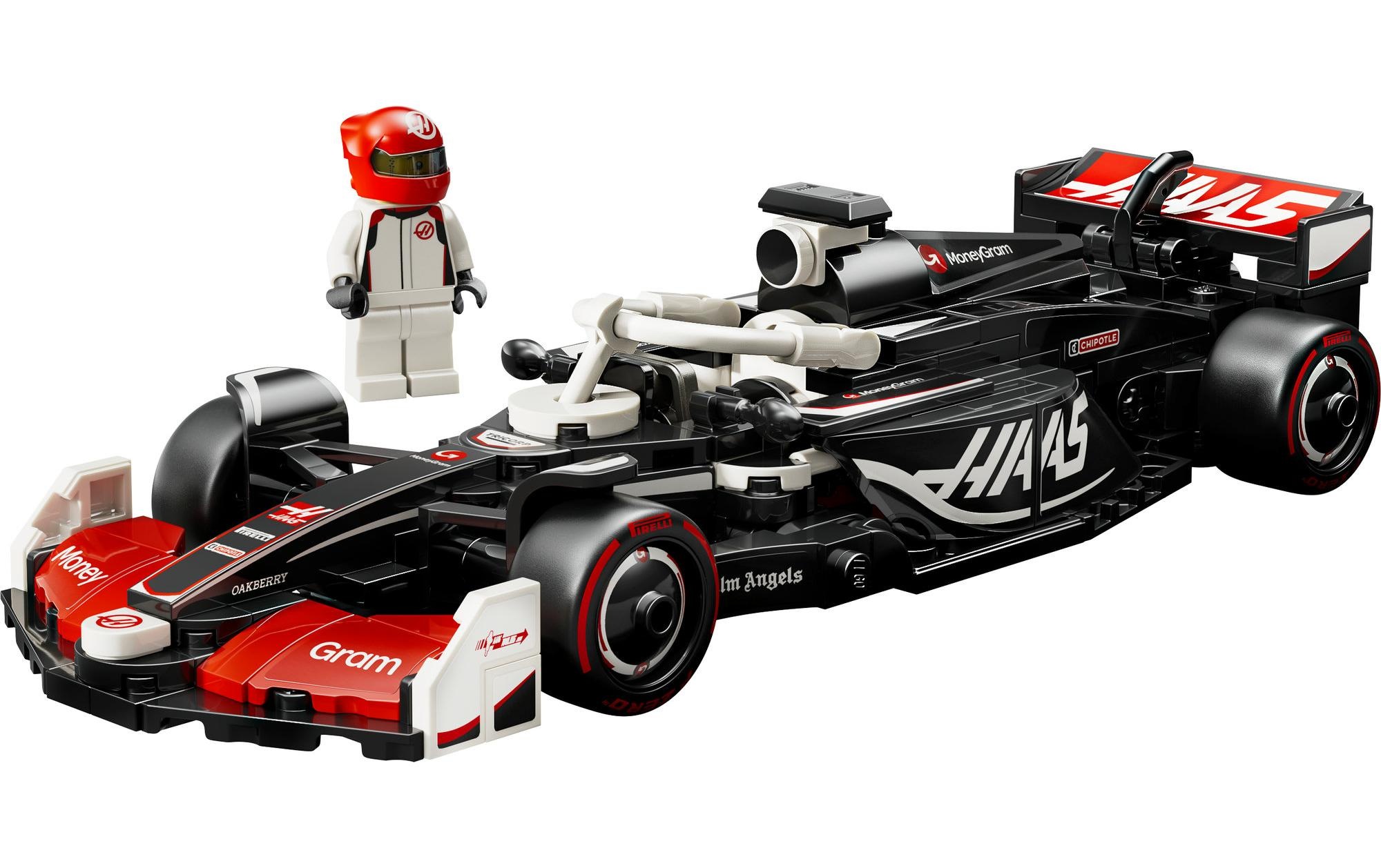 LEGO® Spielbausteine »Speed Champions MoneyGram Haas F1 Team VF-24 Rennauto 77250«, (242 St.)