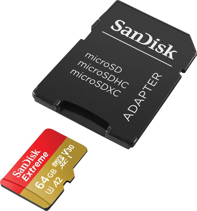 Sandisk Speicherkarte »Extreme 64GB«, (UHS Class 3 170 MB/s Lesegeschwindigkeit)