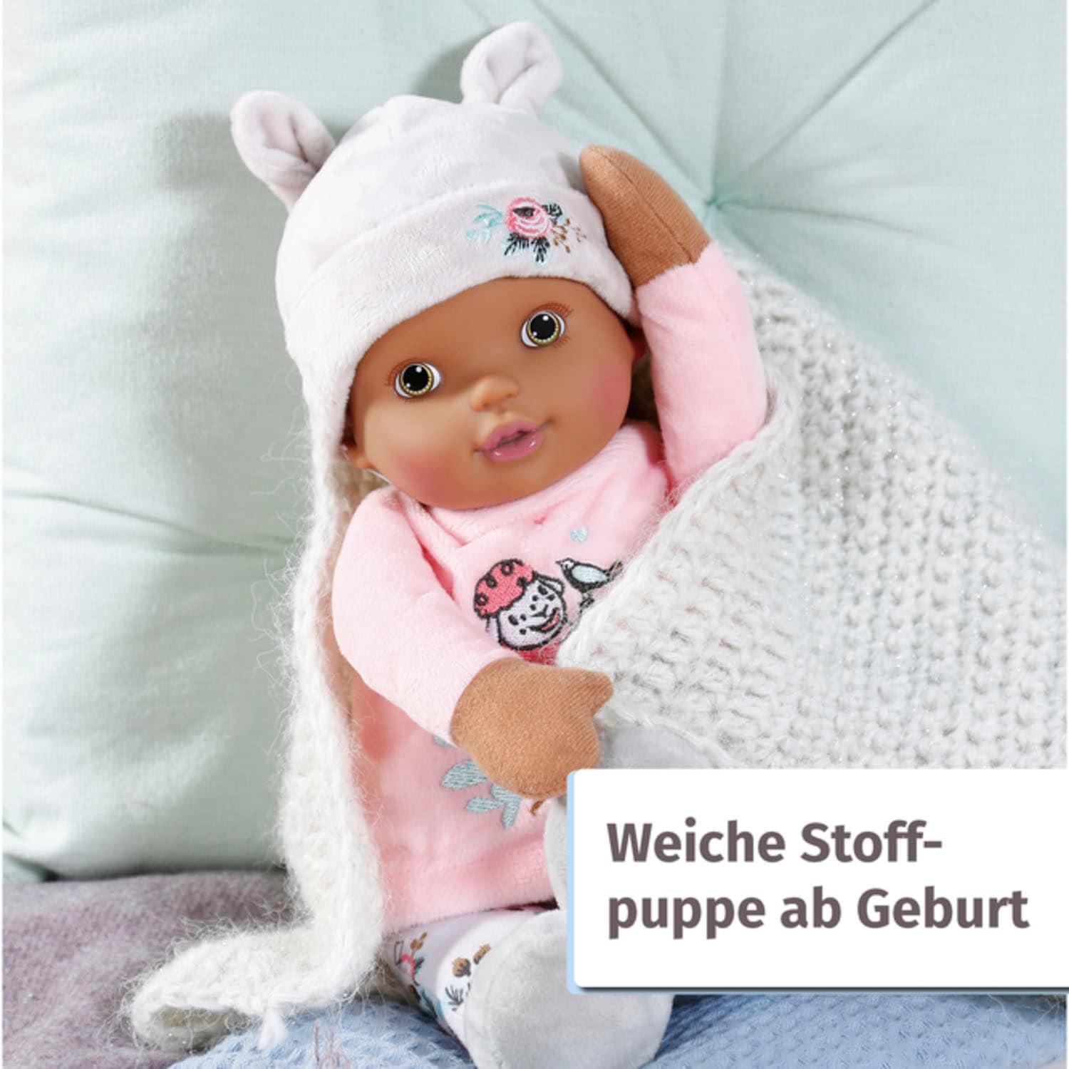 Baby Annabell Babypuppe »Sweetie for babies, Dolls of Colour, 30 cm«, mit Rassel im Inneren