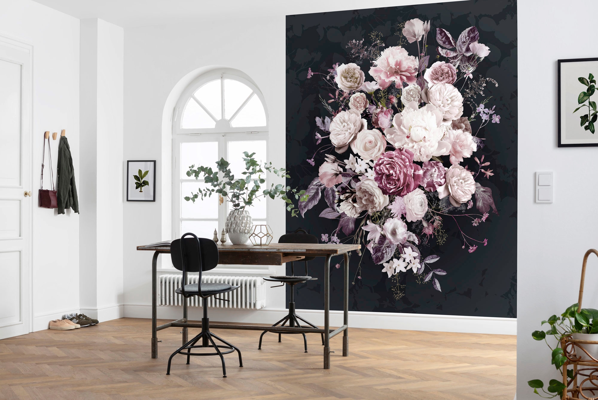 Komar Fototapete »Bouquet Noir«, Preisen | zu günstigen bedruckt-floral Jelmoli-Versand bestellen