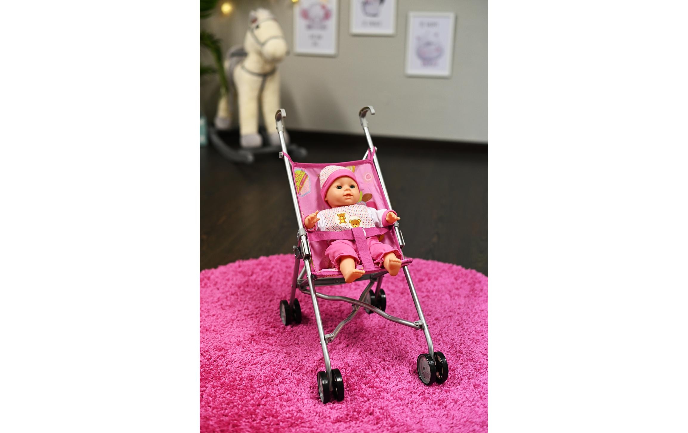 Knorrtoys® Puppenbuggy »Puppenbuggy Sim - pink little princess«