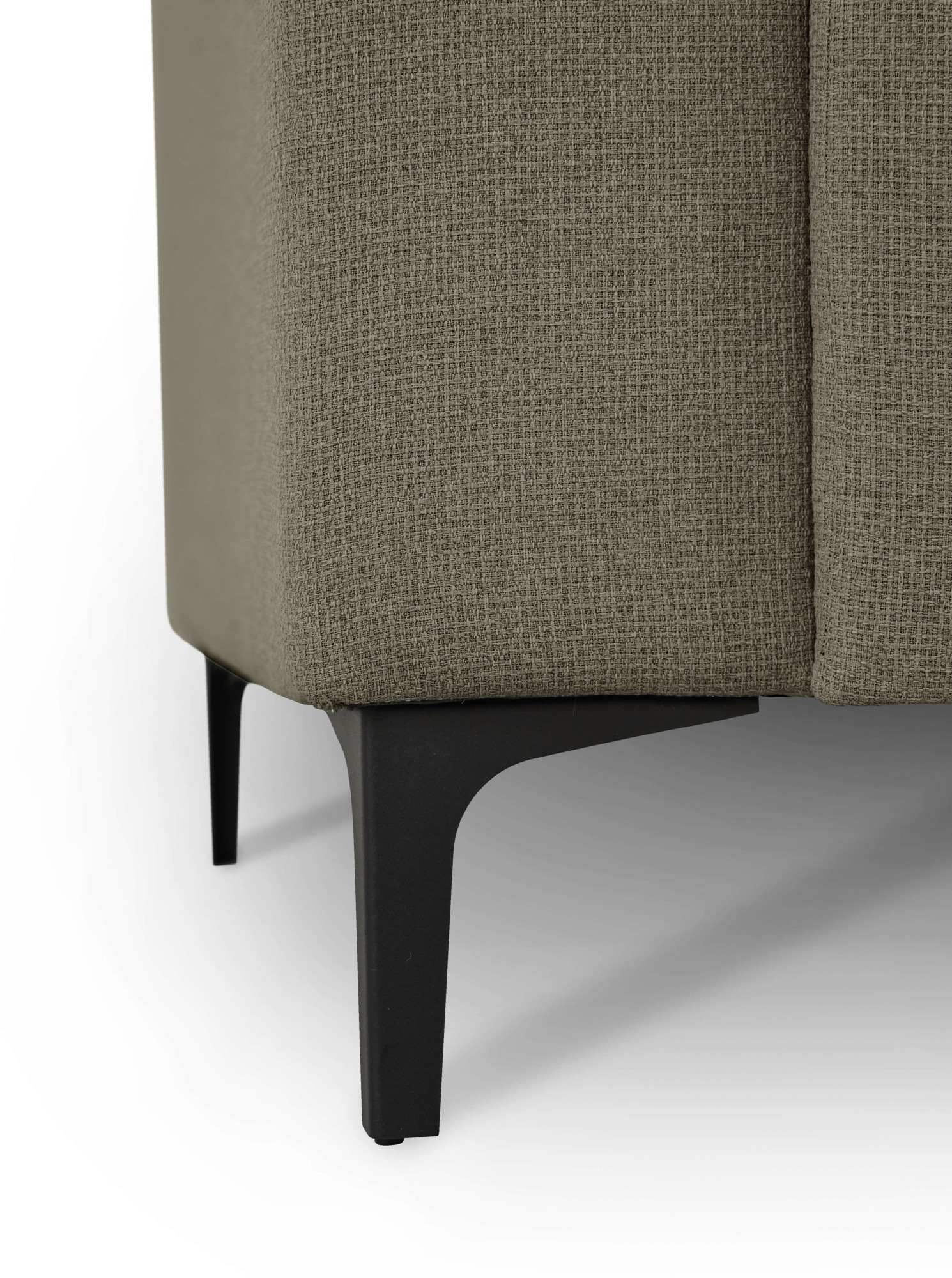 Home affaire Ecksofa »Tournon, L-Form, Breite 262 cm, Webstoff, Chenille«, Designsofa im nordischen Stil, Wellenunterfederung, Metallfüsse