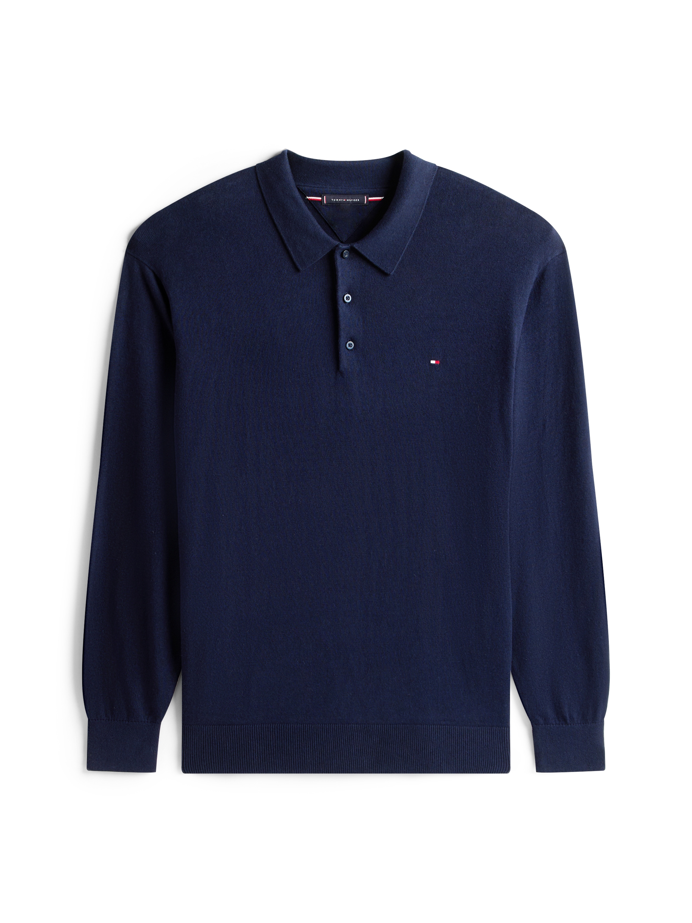Tommy Hilfiger Big & Tall Polokragenpullover »BT-PIMA ORG CTN CASH«, Grosse Grössen, regular fit, Polokragen