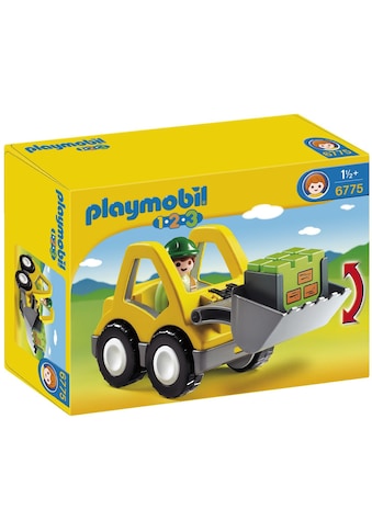 Playmobil® Konstruktions-Spielset »Radlader (6775), Playmobil 1-2-3«, Made in Europe kaufen