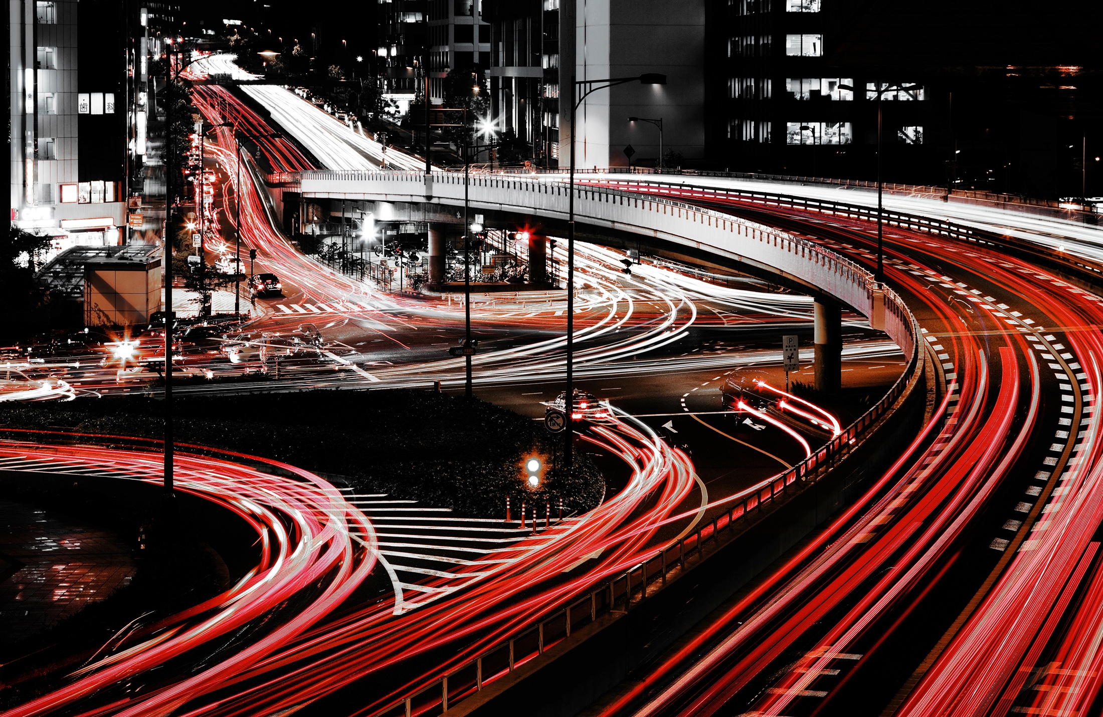 Papermoon Fototapete »Photo-Art SHIGEHIRO ONO, STRASSE«