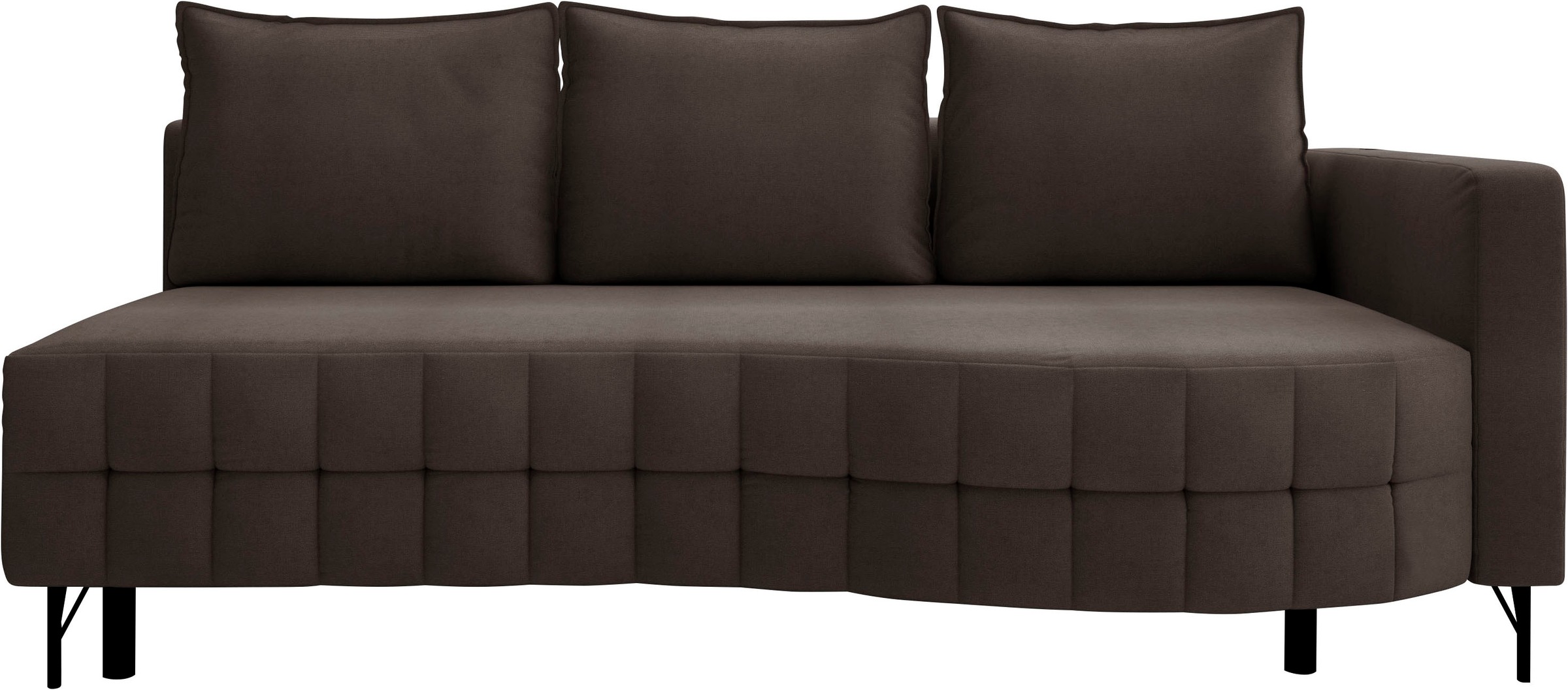 exxpo - sofa fashion Loungesofa »T wiggy Schlafsofa mit Bettfunktion und Bettkasten,«, komfortabler Federkern, super Sitzkomfort, elegante Formensprache