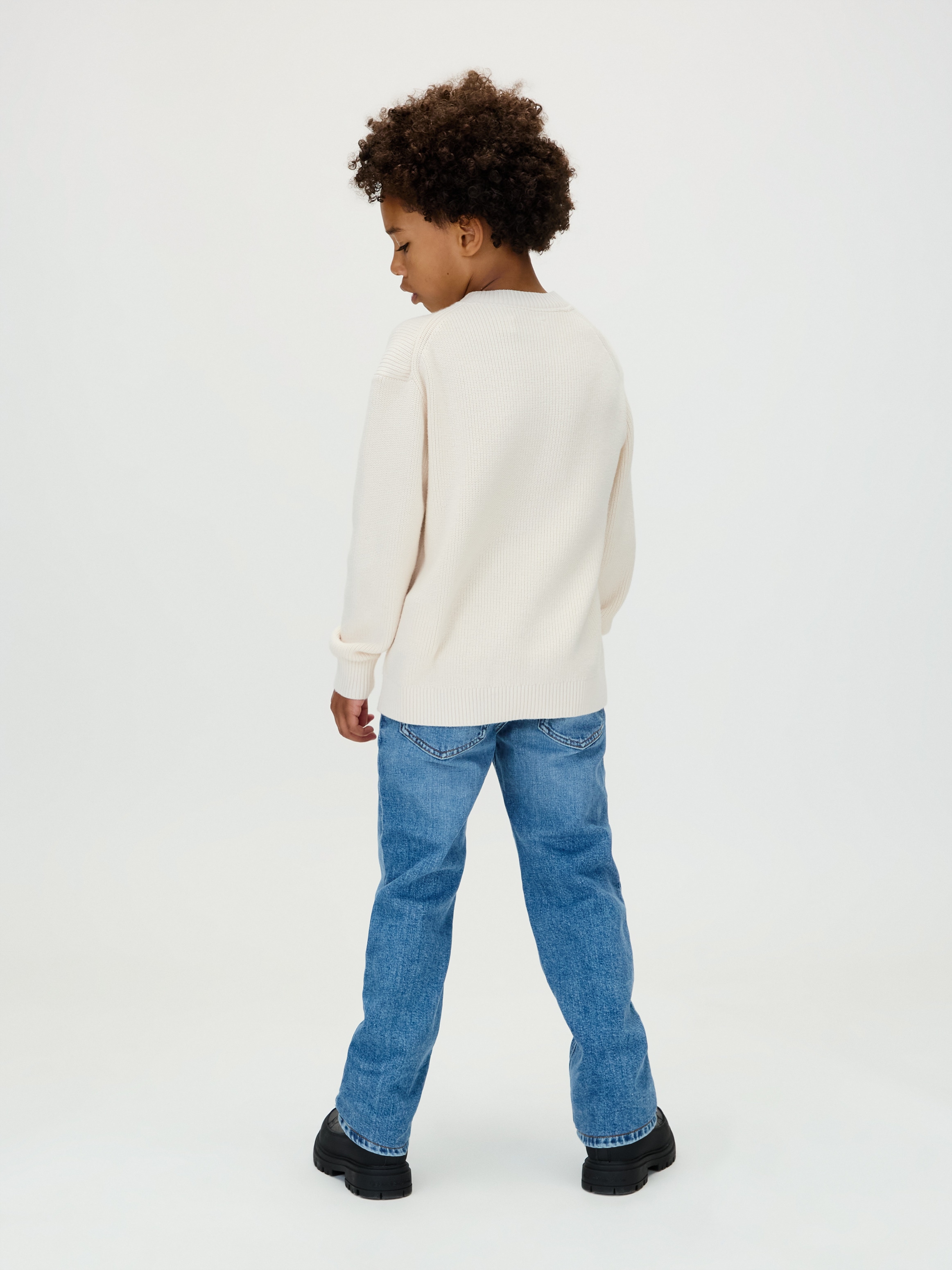 Calvin Klein Jeans Straight-Jeans »STRAIGHT«, für Kinder bis 16 Jahre, used-Look
