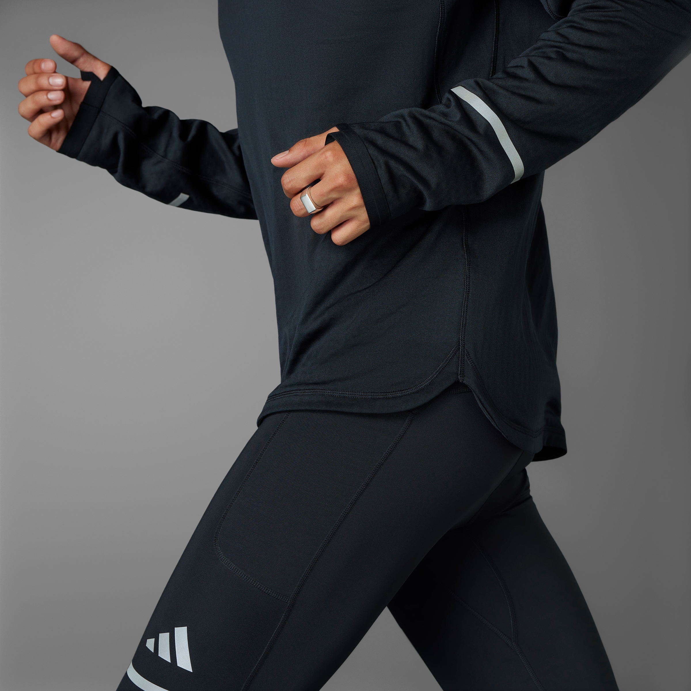 adidas Performance Rollkragenshirt »ULT HIVIS 1/2 M«, Running Langarmshirt