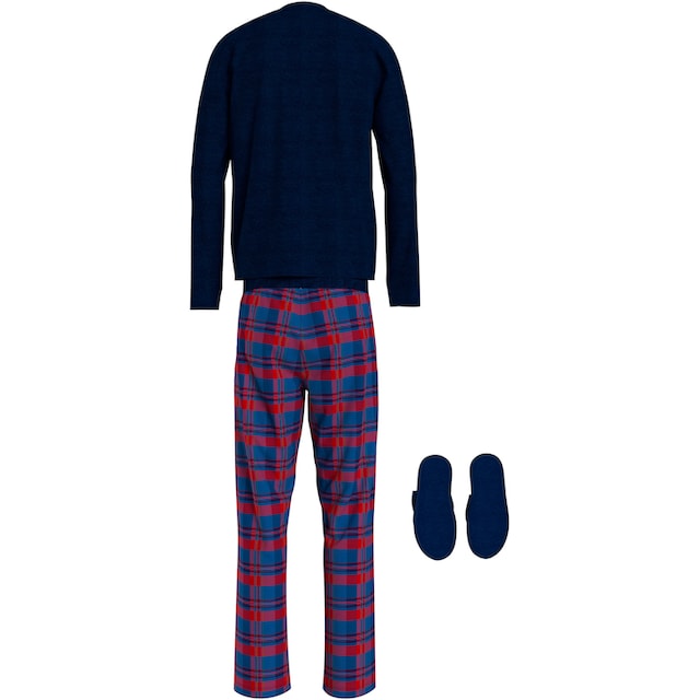 Tommy Hilfiger Underwear Pyjama »LS PANT SLIPPERS SET FLANNEL«, (Set, 3  tlg., Pyjama + Slipper), im Karo-Design online bestellen | Jelmoli-Versand