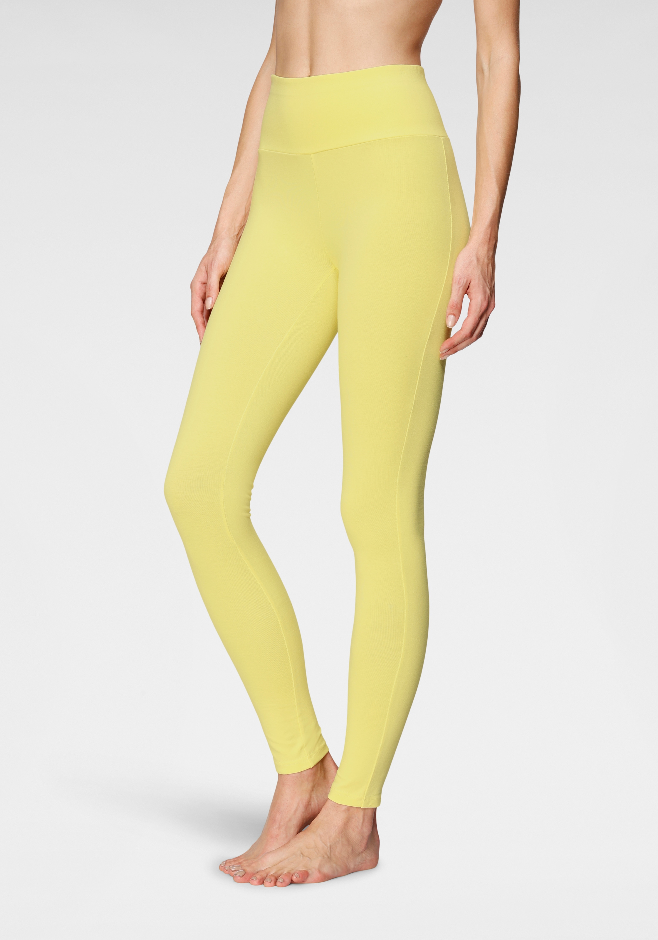 LASCANA Leggings, mit breitem Bündchen