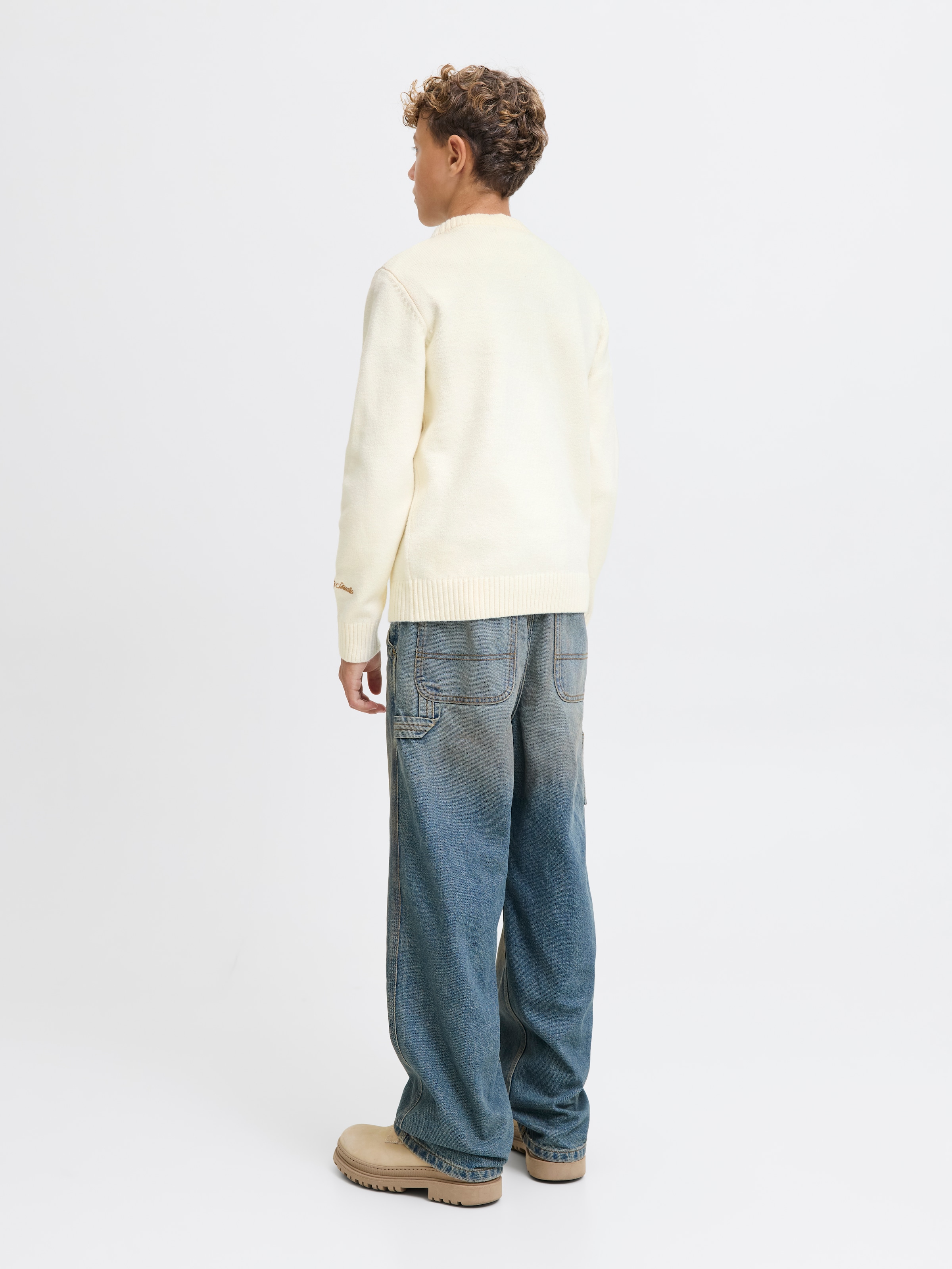 Jack & Jones Junior Rundhalspullover »JORNORREBRO KNIT CREW NECK JNR«