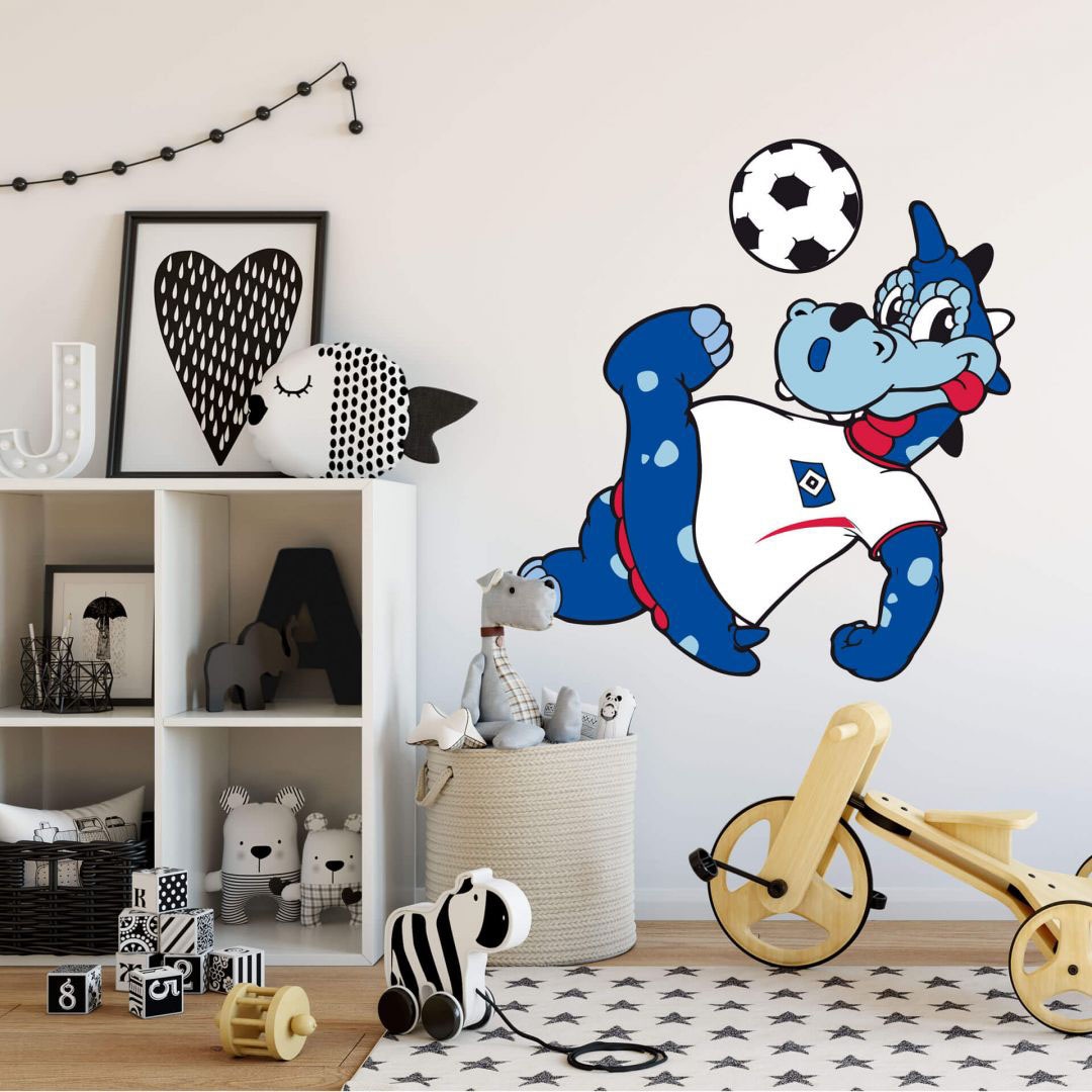 Wall-Art Wandtattoo »Fussball HSV Maskottchen«, (1 St.) online bestellen |  Jelmoli-Versand