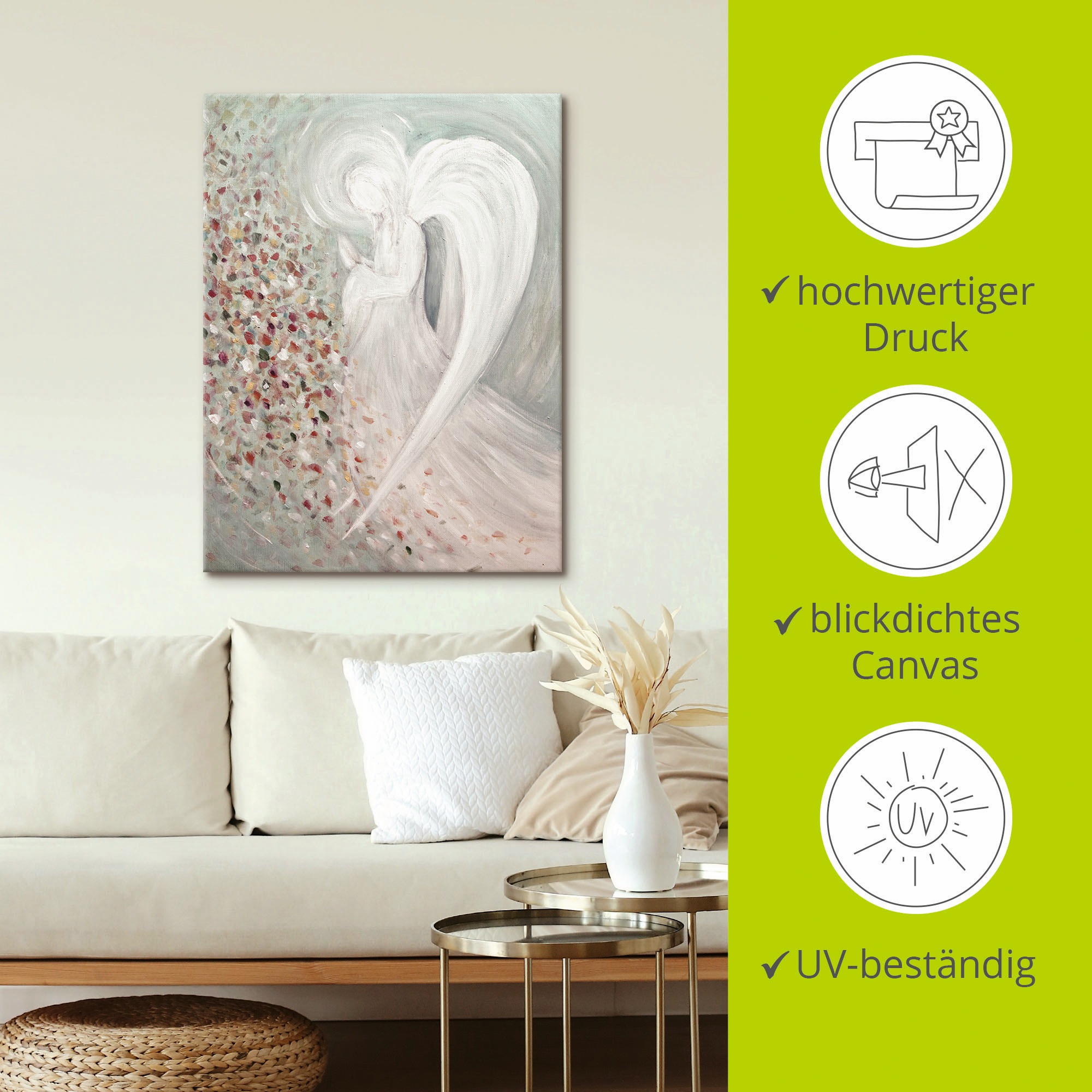 Artland Wandbild »Engelbild I«, Religion, (1 St.), als Leinwandbild, Poster, Wandaufkleber in verschied. Grössen