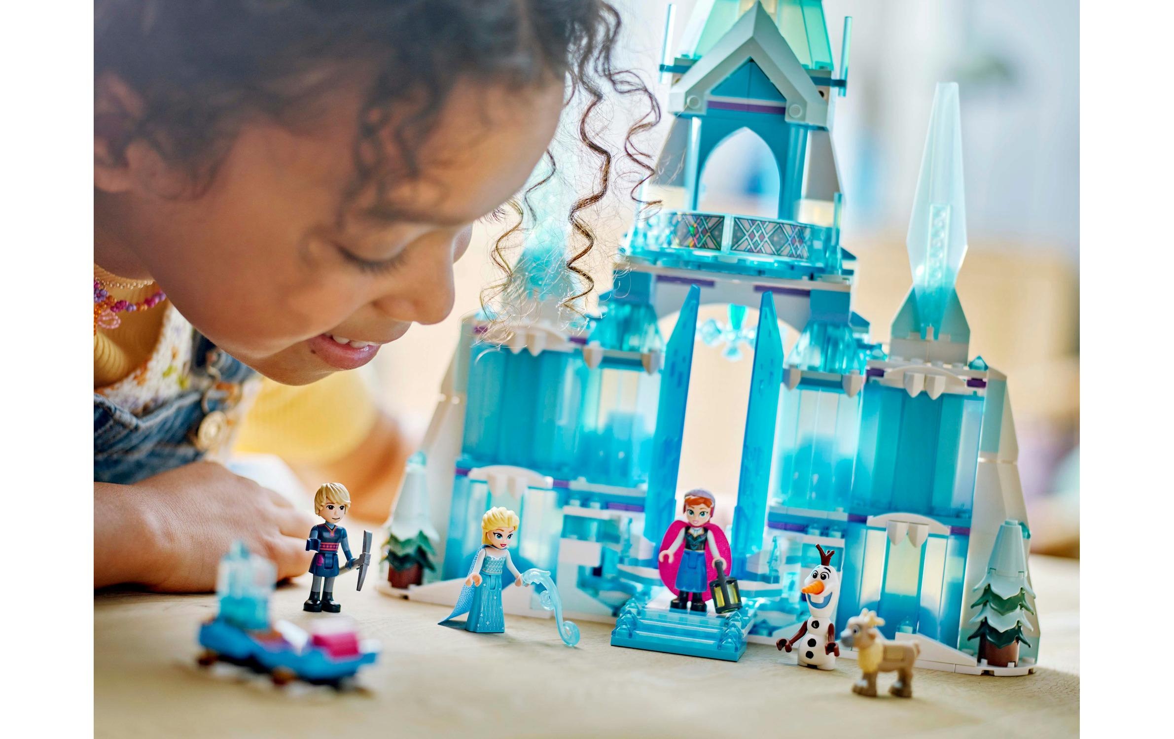 LEGO® Spielbausteine »Disney Elsas Winterpalast 43244«, (630 St.)