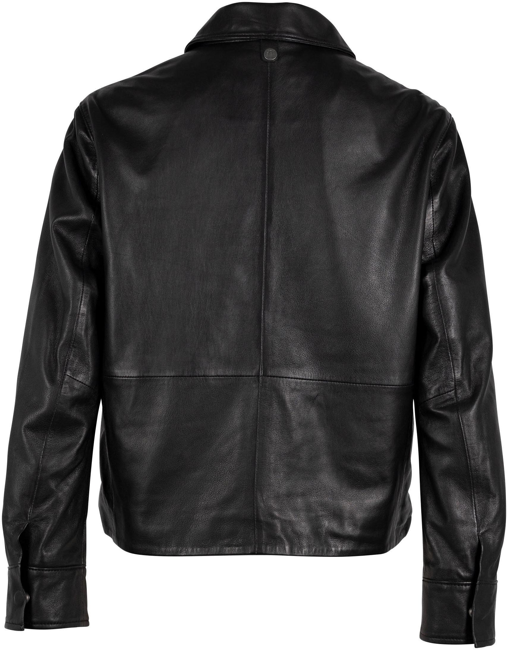 Mauritius Lederjacke »GWYunni«, mti verdecktem Reissverschluss, Druckern, aufesetzte Taschen
