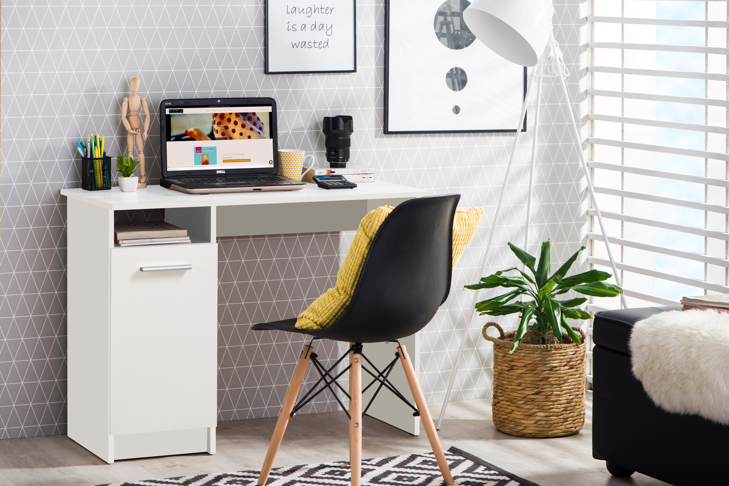 Home affaire Schreibtisch "Rey" zeitlos schlicht, gut geeignet für das Home office