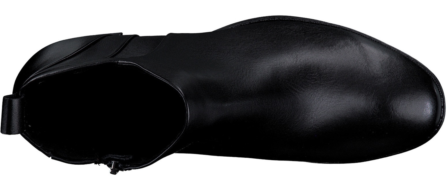 MARCO TOZZI Stiefelette, Blockabsatz, Business-Stiefelette, Ankleboots mit Anziehlasche