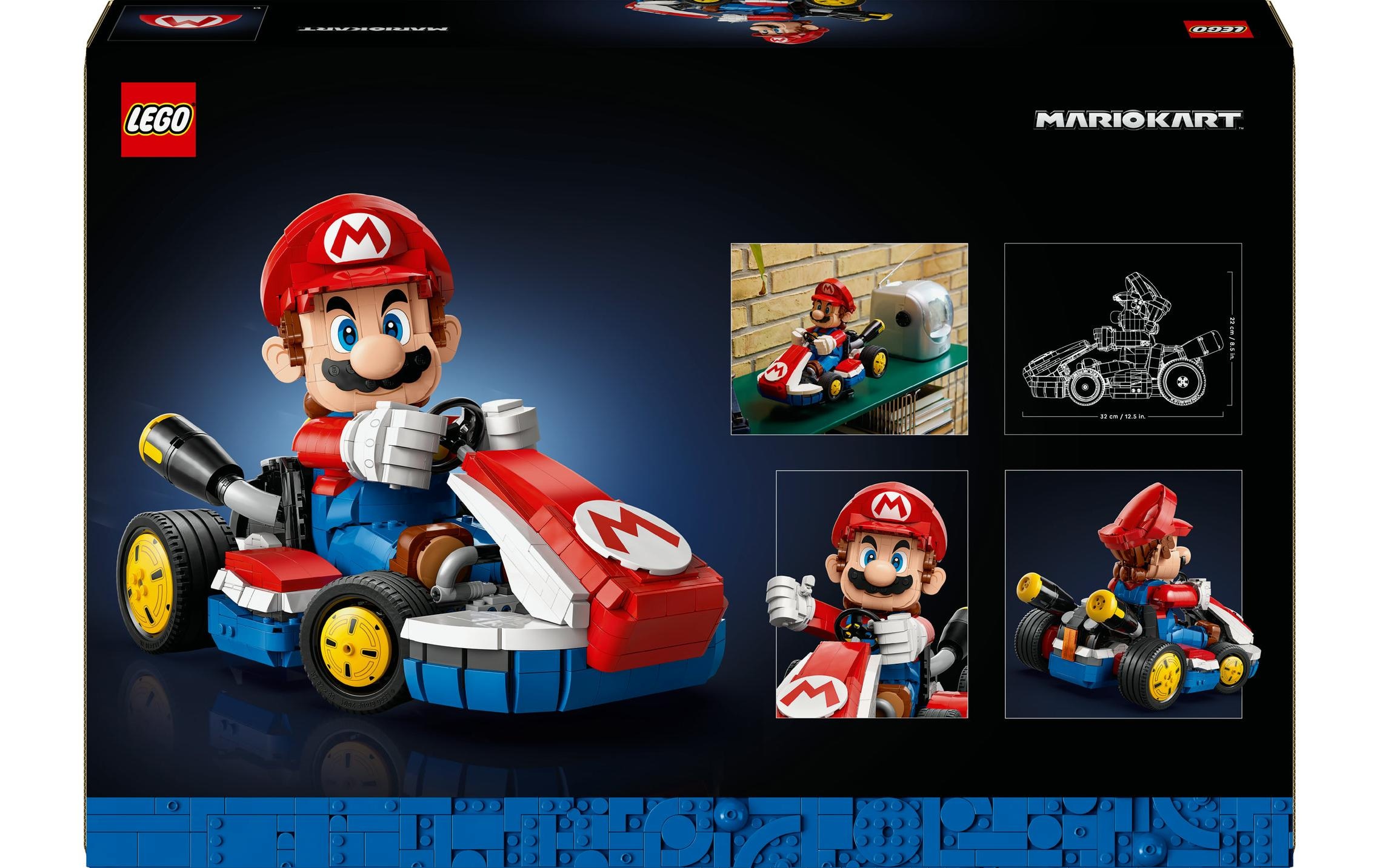 LEGO® Spielbausteine »Super Mario Mario und Standard-Kart«, (1972 St.)