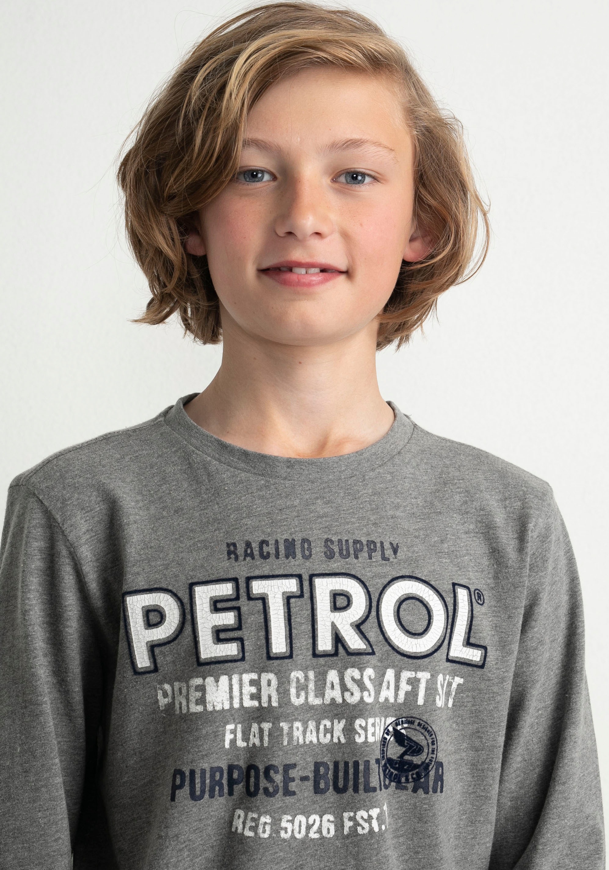Industries online Petrol ✵ Langarmshirt | ordern Jelmoli-Versand