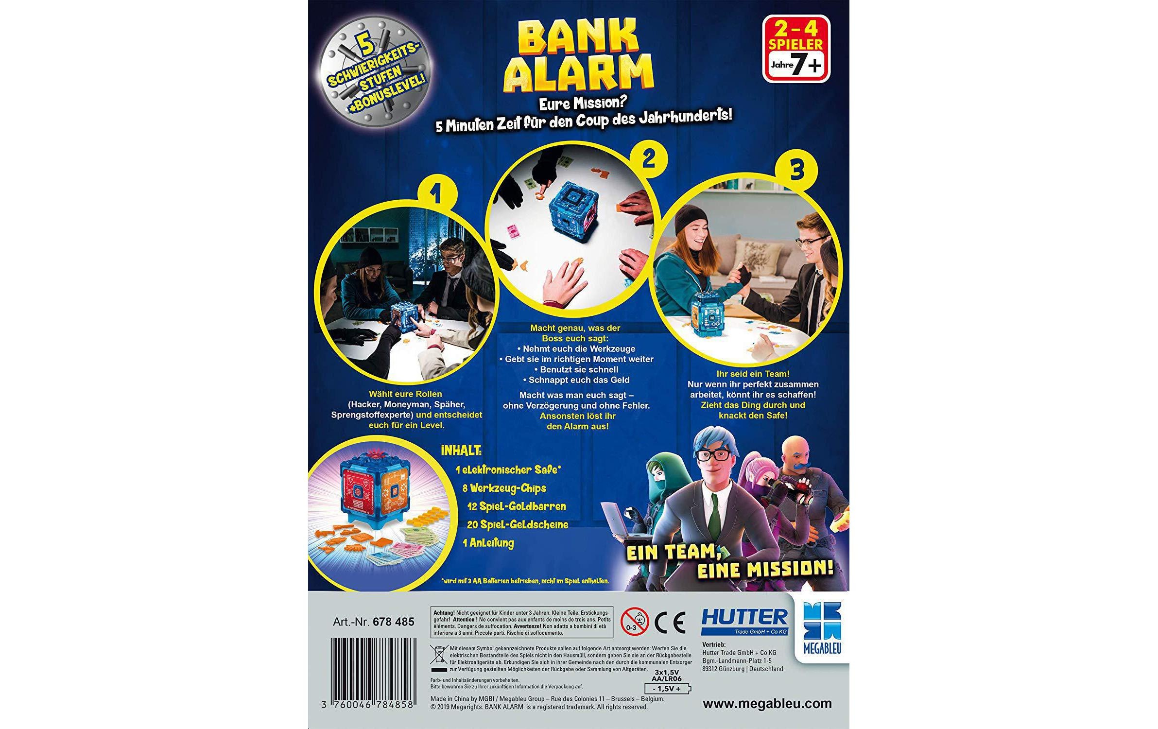 MEGABLEU Spiel »Bank Alarm«
