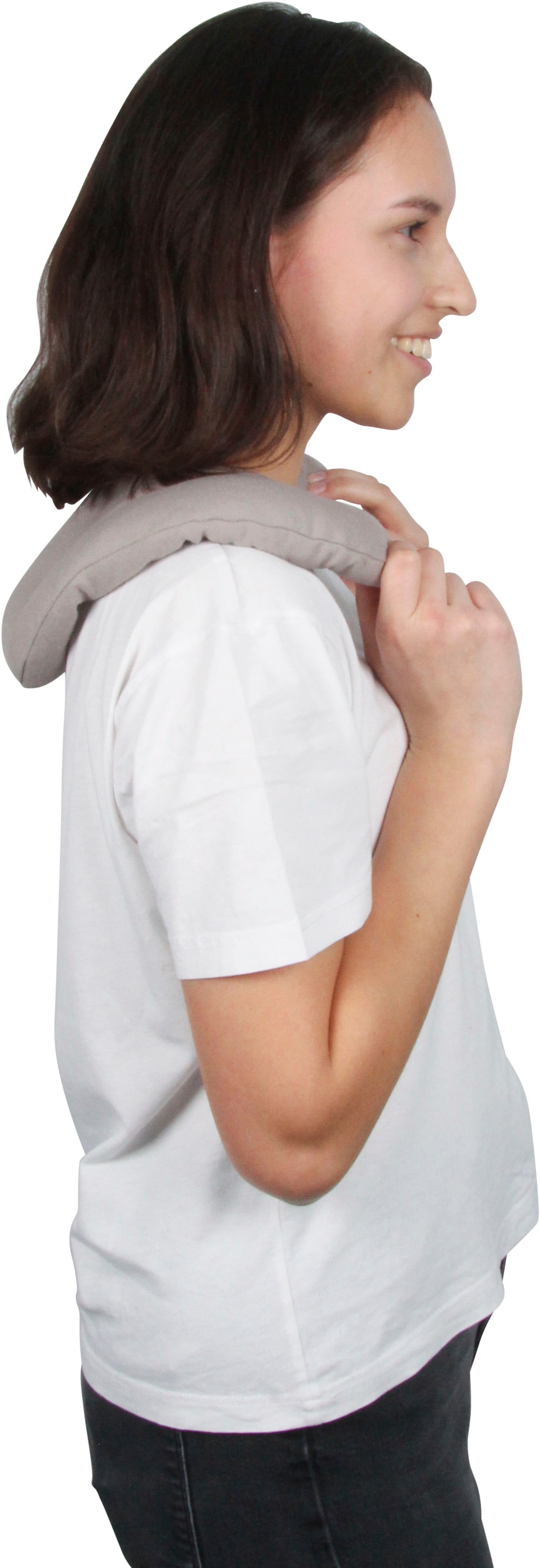 herbalind Wärmekissen »Nacken Schulter Körnerkissen - Farbe Taupe«