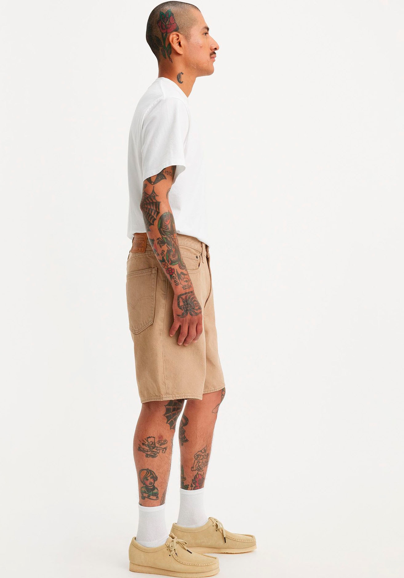 Levi's® Jeansshorts »468 STAY LOOSE SHORTS BROWNS«