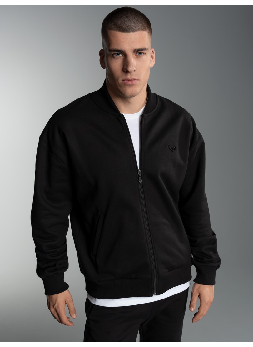 Trigema Sweatjacke "TRIGEMA Collegejacke in weicher Sweat-Qualität" 1 Stk.