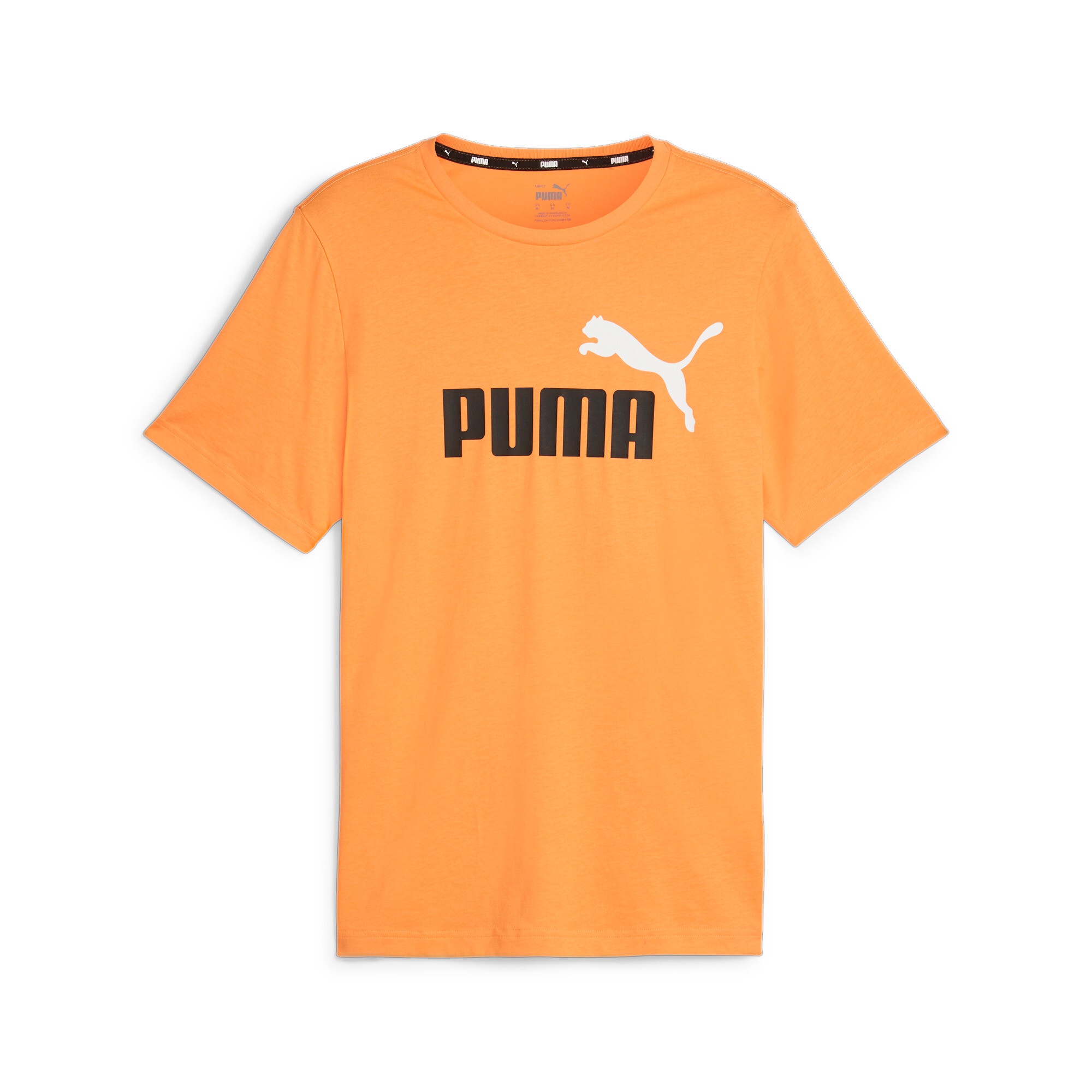 PUMA T-Shirt »ESS+ 2 COL LOGO TEE« Regular Fit, Kurzarm, Rundhalsausschnitt, sportlicher Look