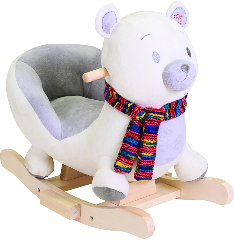 Knorrtoys® Schaukeltier »Eisbär Fred«, mit Soundfunktion