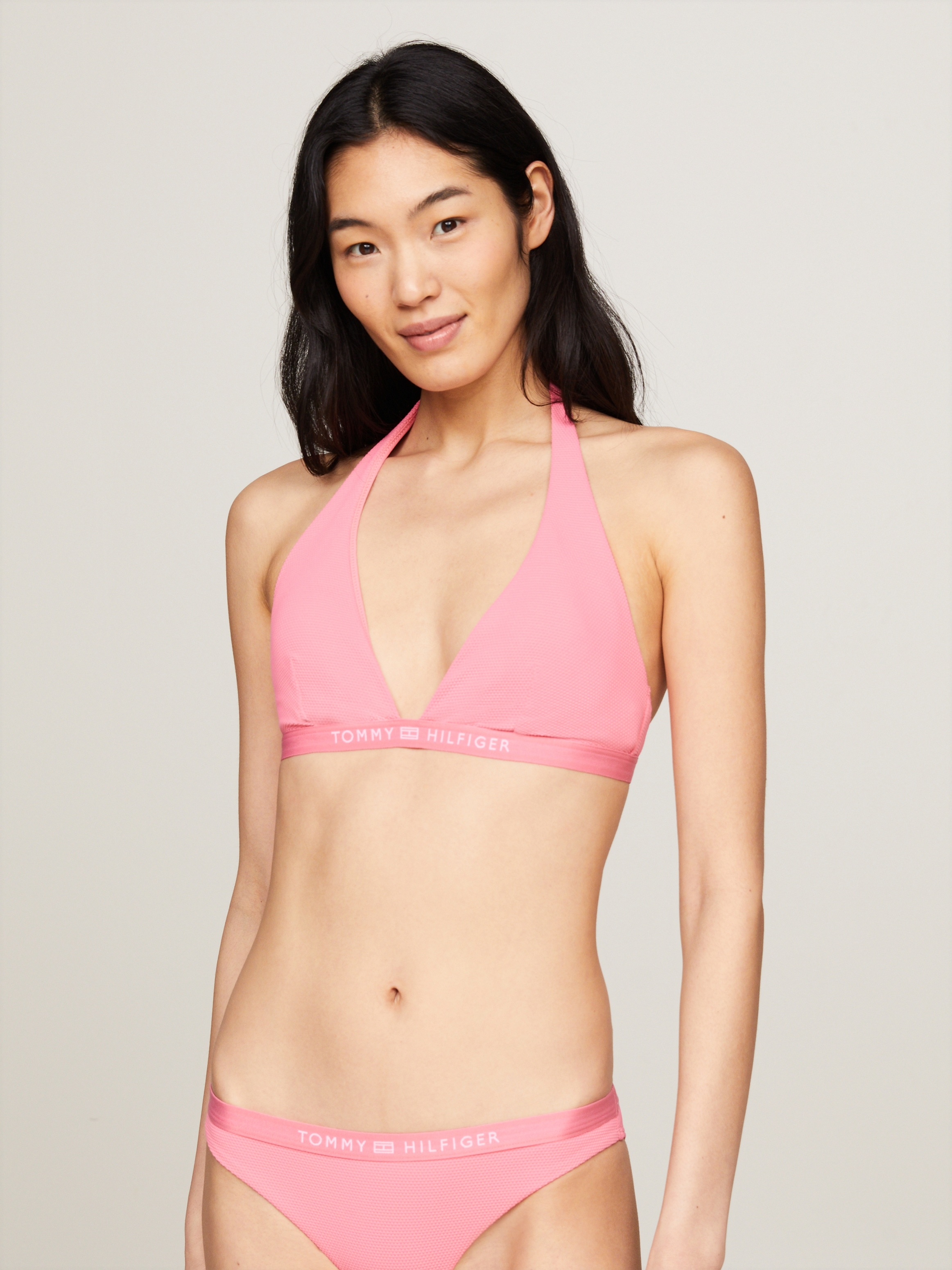 Tommy Hilfiger Swimwear Triangel-Bikini-Top »TRIANGLE FIXED RP« mit Logoschriftzug
