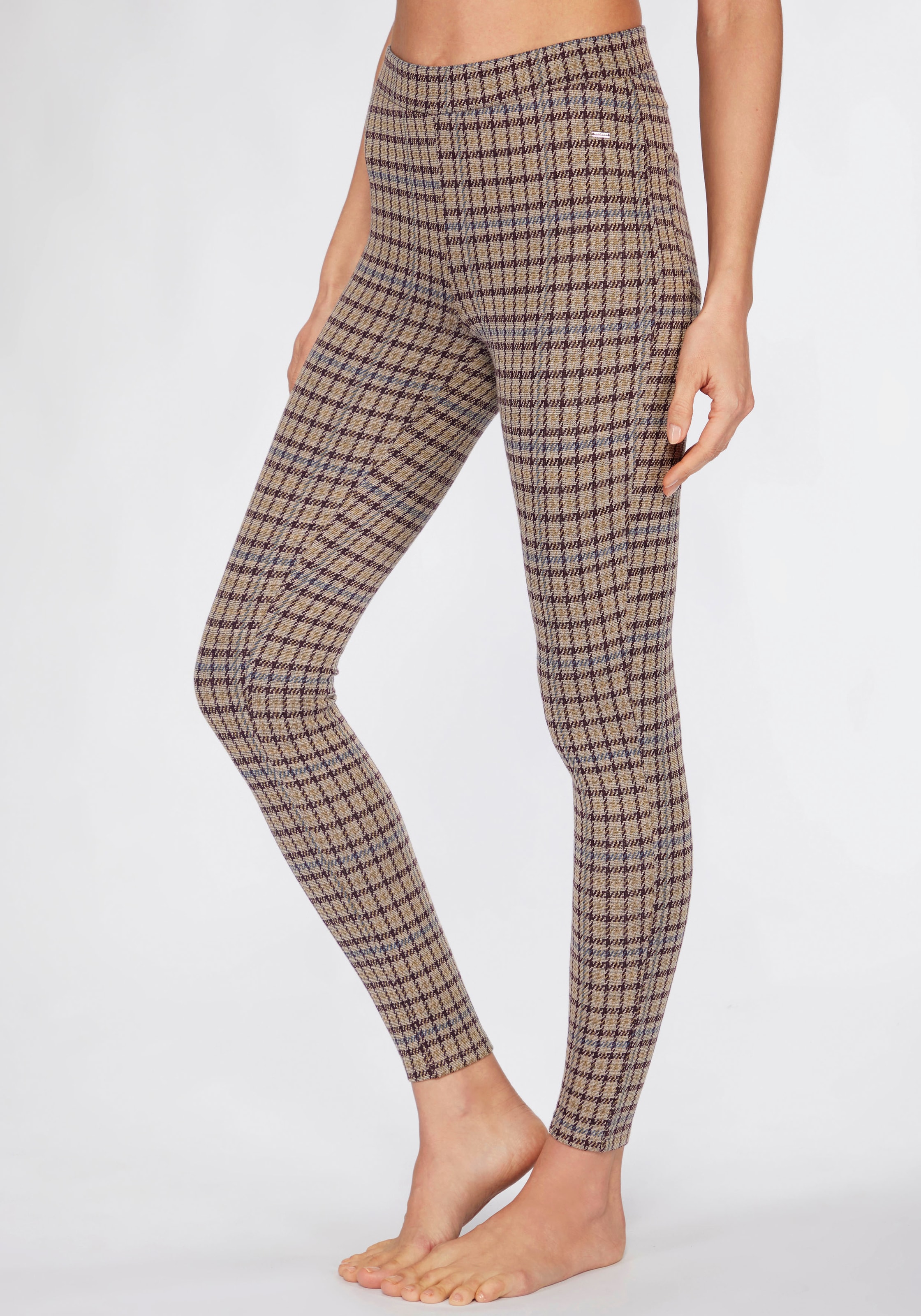 LASCANA Leggings, aus Jacquard Stoff