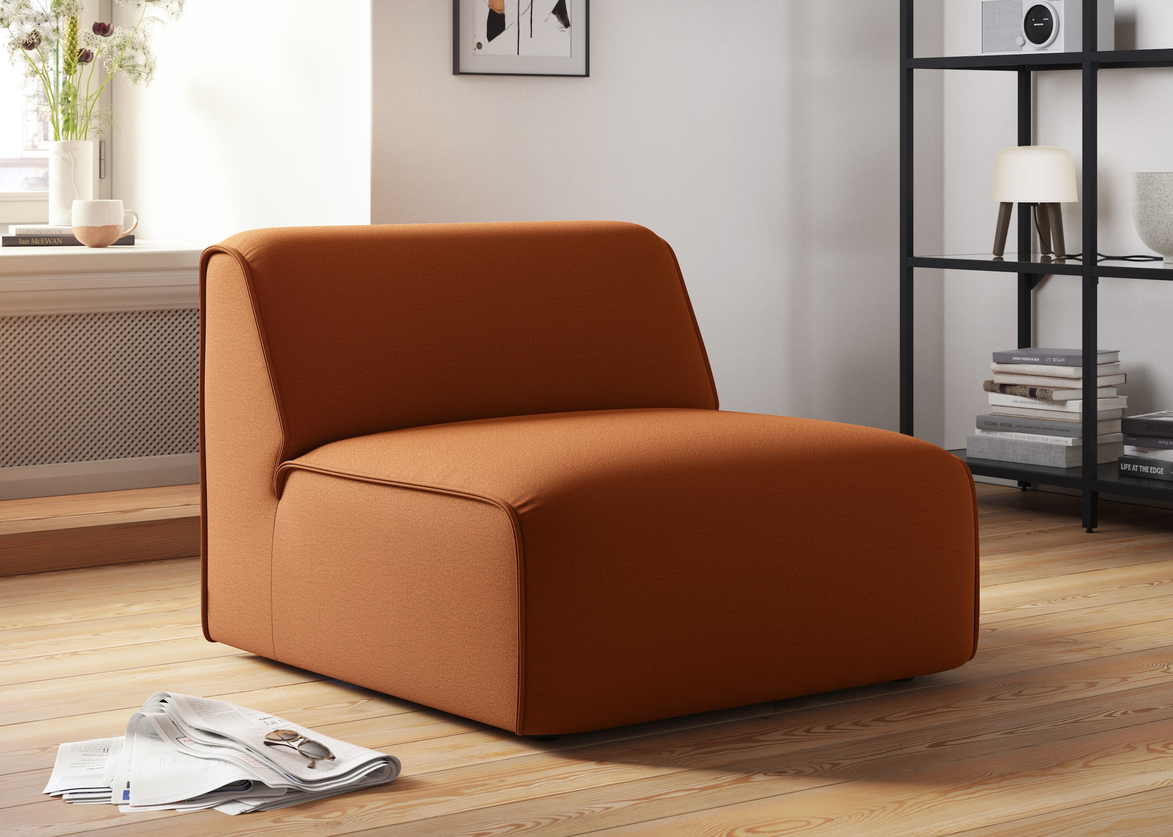 RAUM.ID Sessel »Merid Sofa-Mittelelement, Masse B/T/H: 84/97/46 cm«, als Modul oder separat verwendbar, für individuelle Zusammenstellung