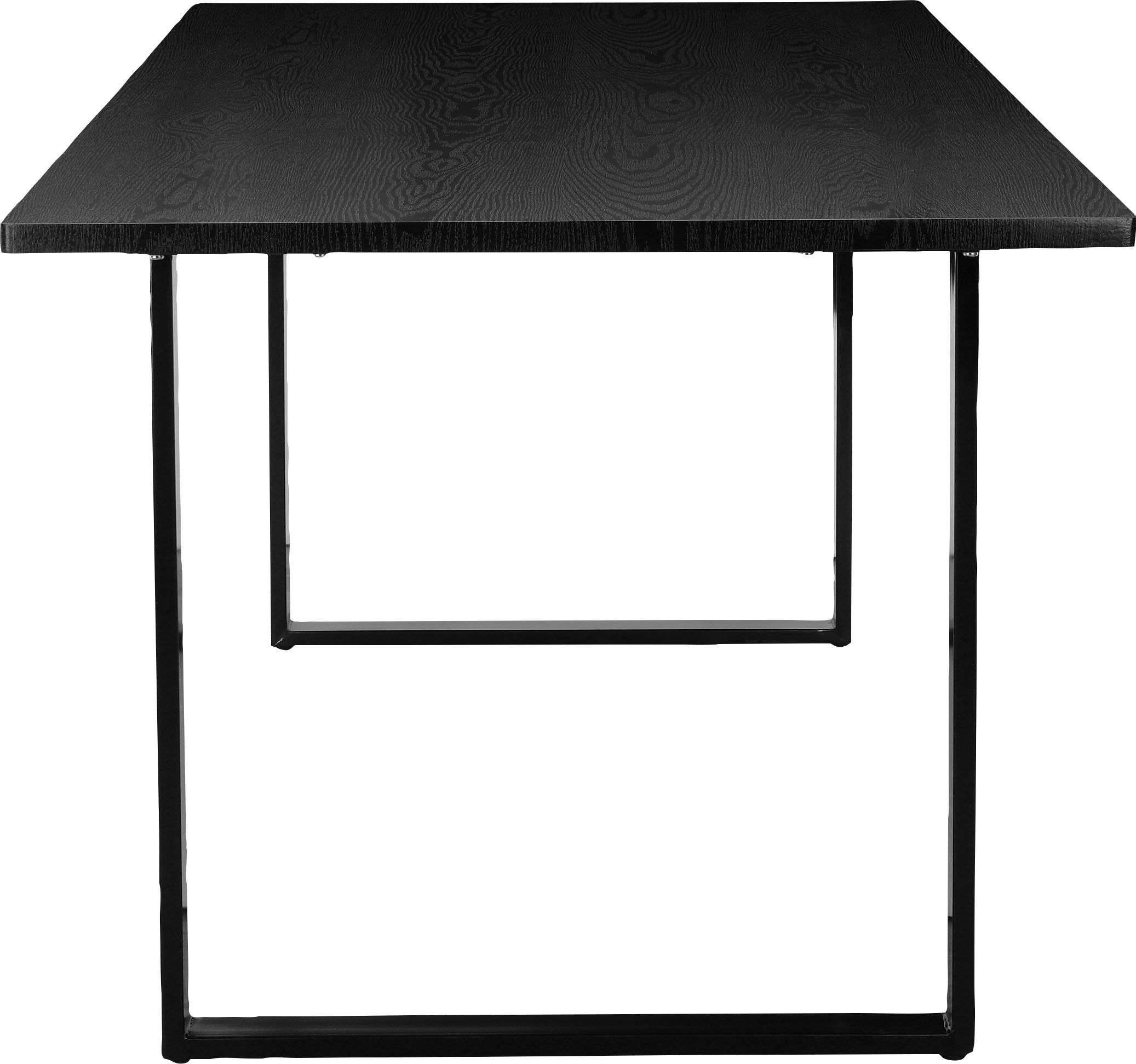 Home affaire Esstisch »Lannion«, (1 schwarz, St.), Tischplatte Höhe cm | Metall aus Holzstruktur, mit online kaufen Gestell Jelmoli-Versand 76