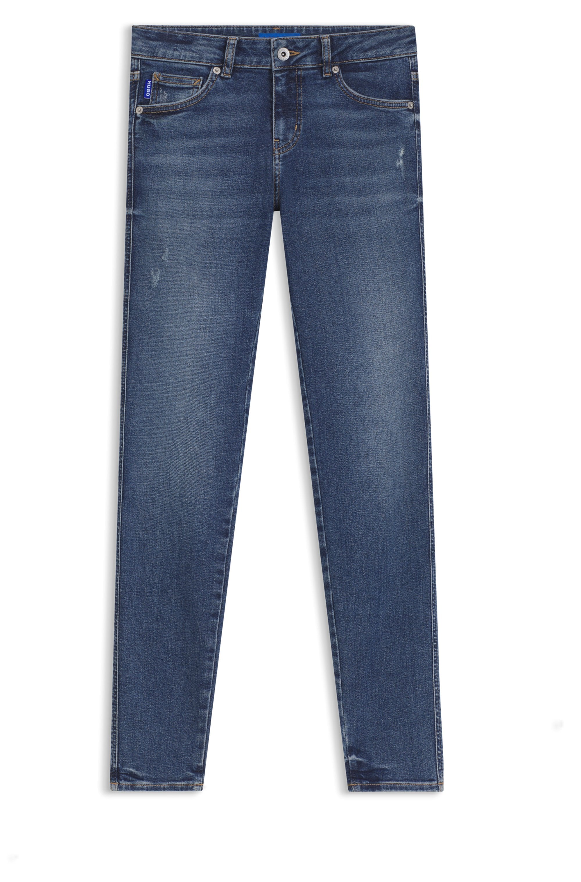HUGO Blue Skinny-fit-Jeans »Garuka«, mit niedriger Leibhöhe