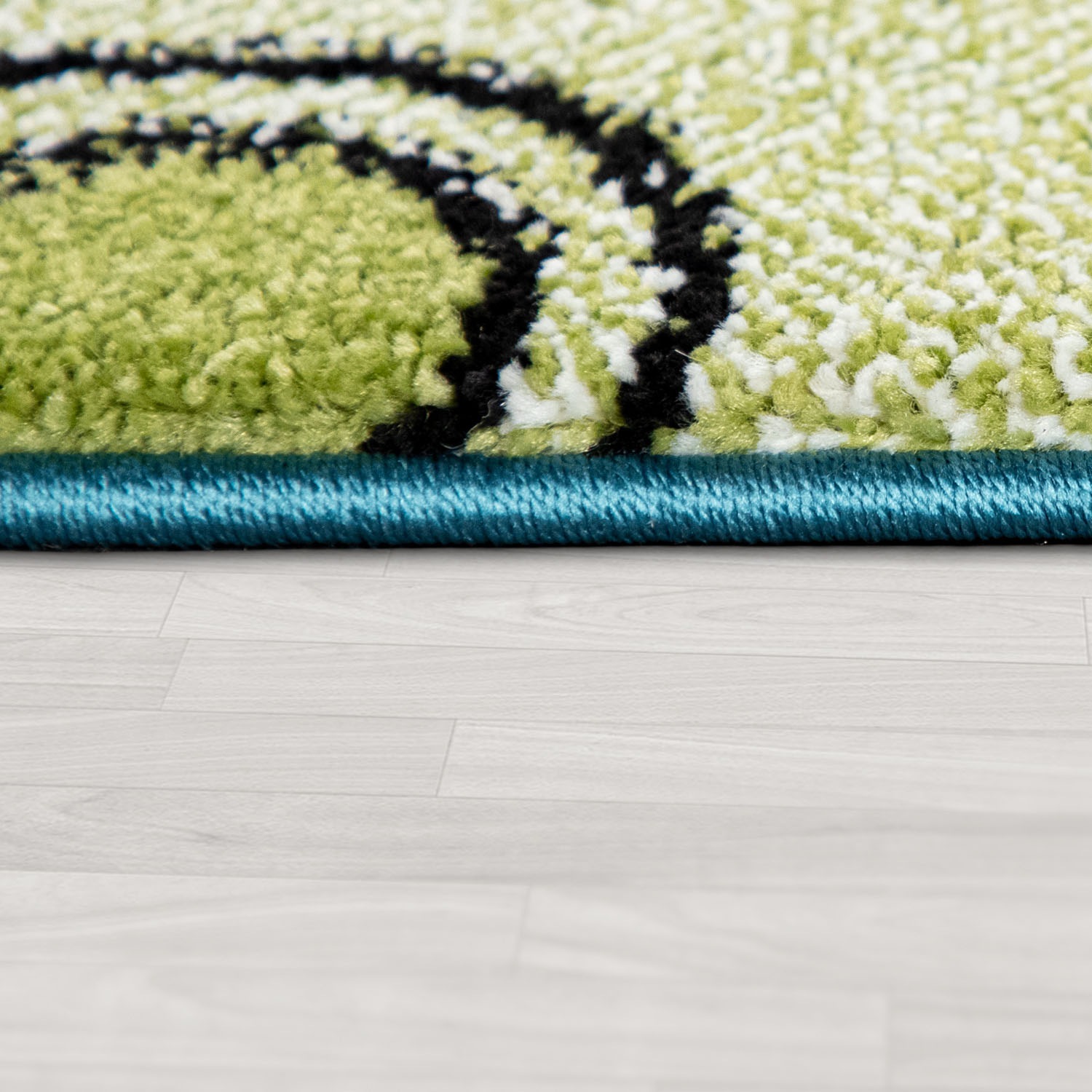Paco Home Kinderteppich »Volta 321«, rund, 16 mm Höhe, Kurzflor, Motiv Rakete, Kinderzimmer