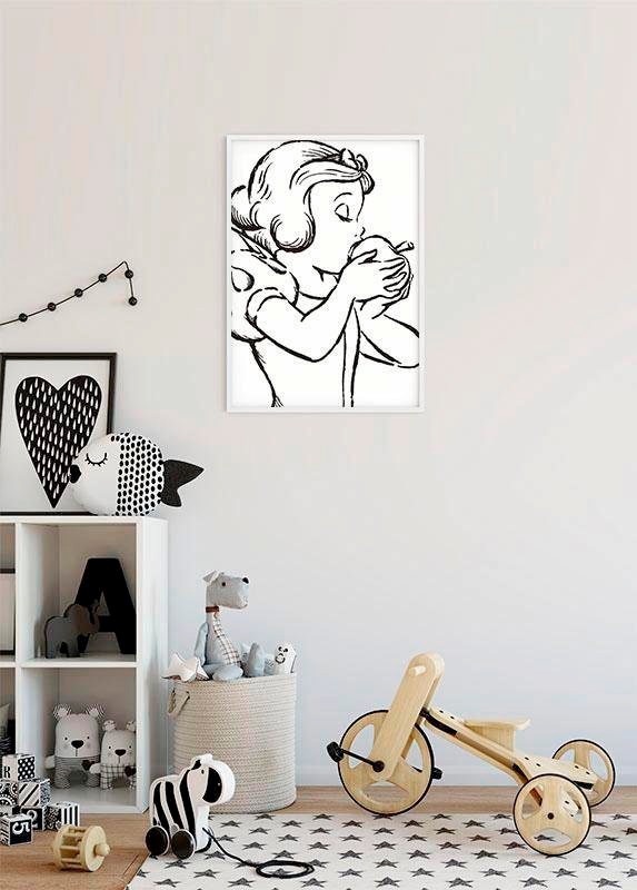 ✵ Komar Poster »Snow | Apple Jelmoli-Versand St.), white«, kaufen Wohnzimmer White (1 Disney, Bite Kinderzimmer, - Schlafzimmer, günstig